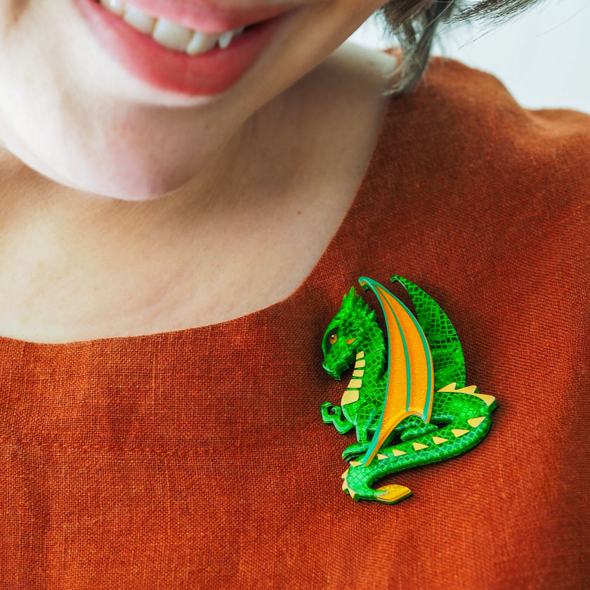 Impressive Scale Brooch