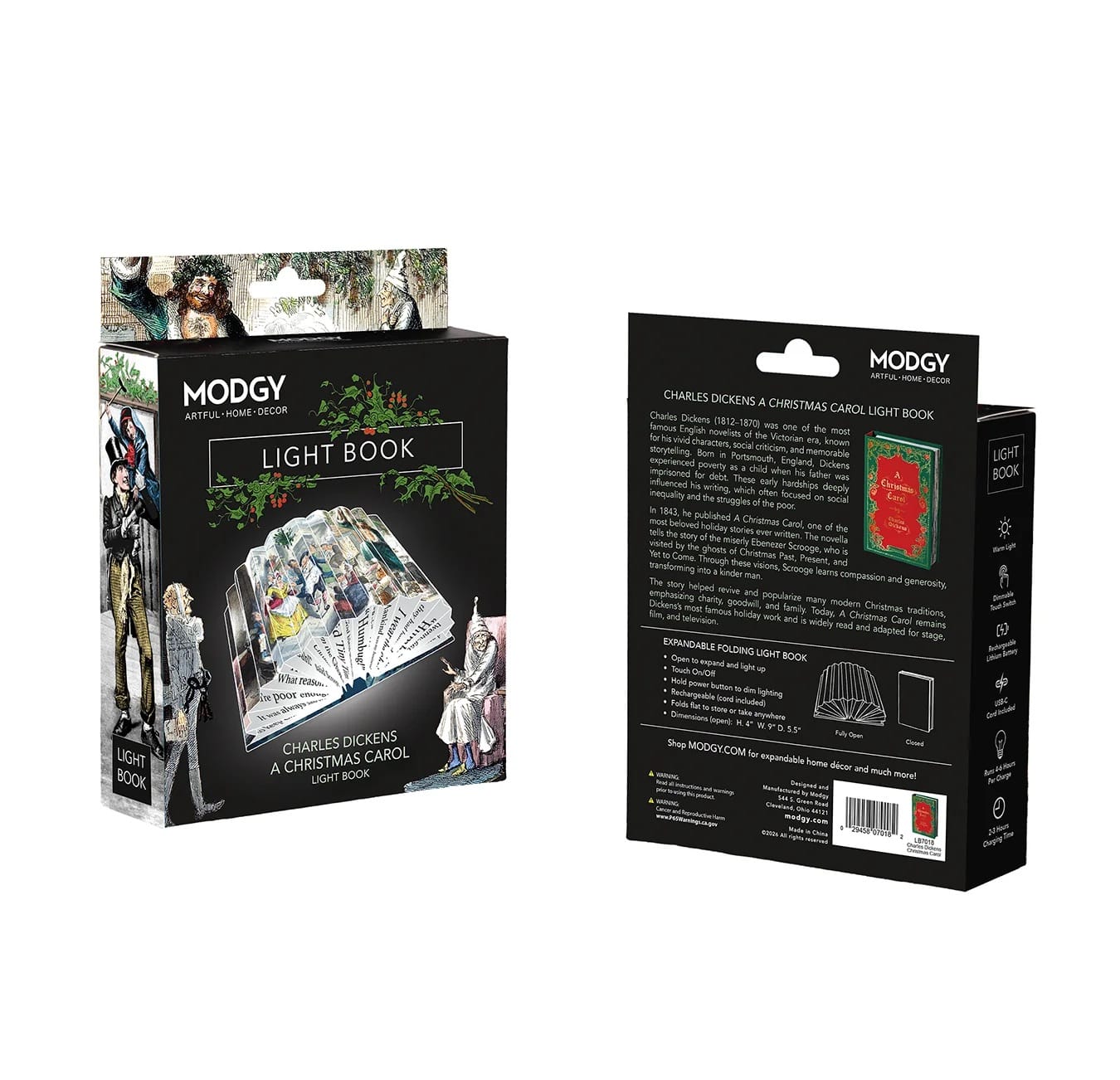 A Christmas Carol Light Book BookGeek