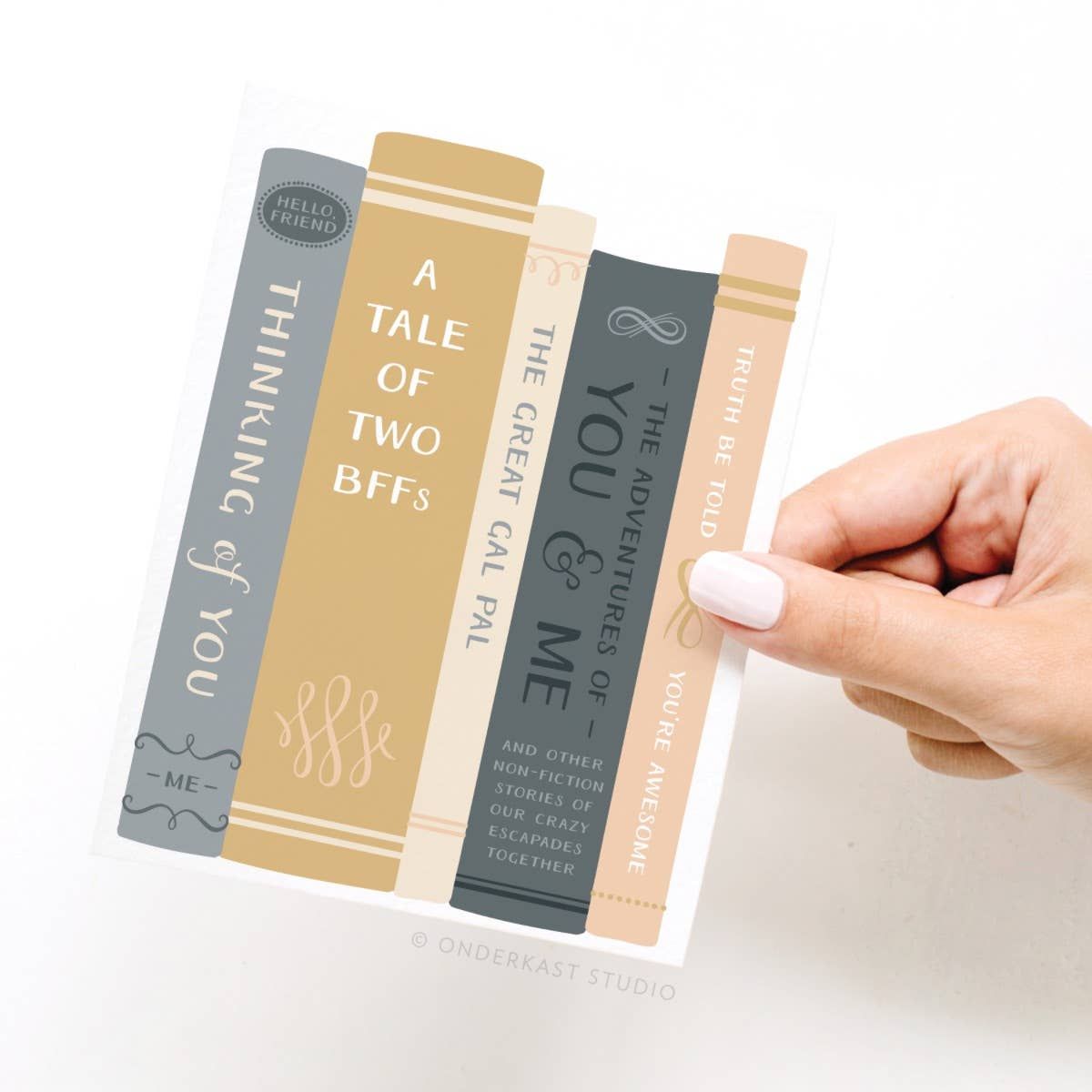 A Tale of Two BFFs Greeting Card BookGeek