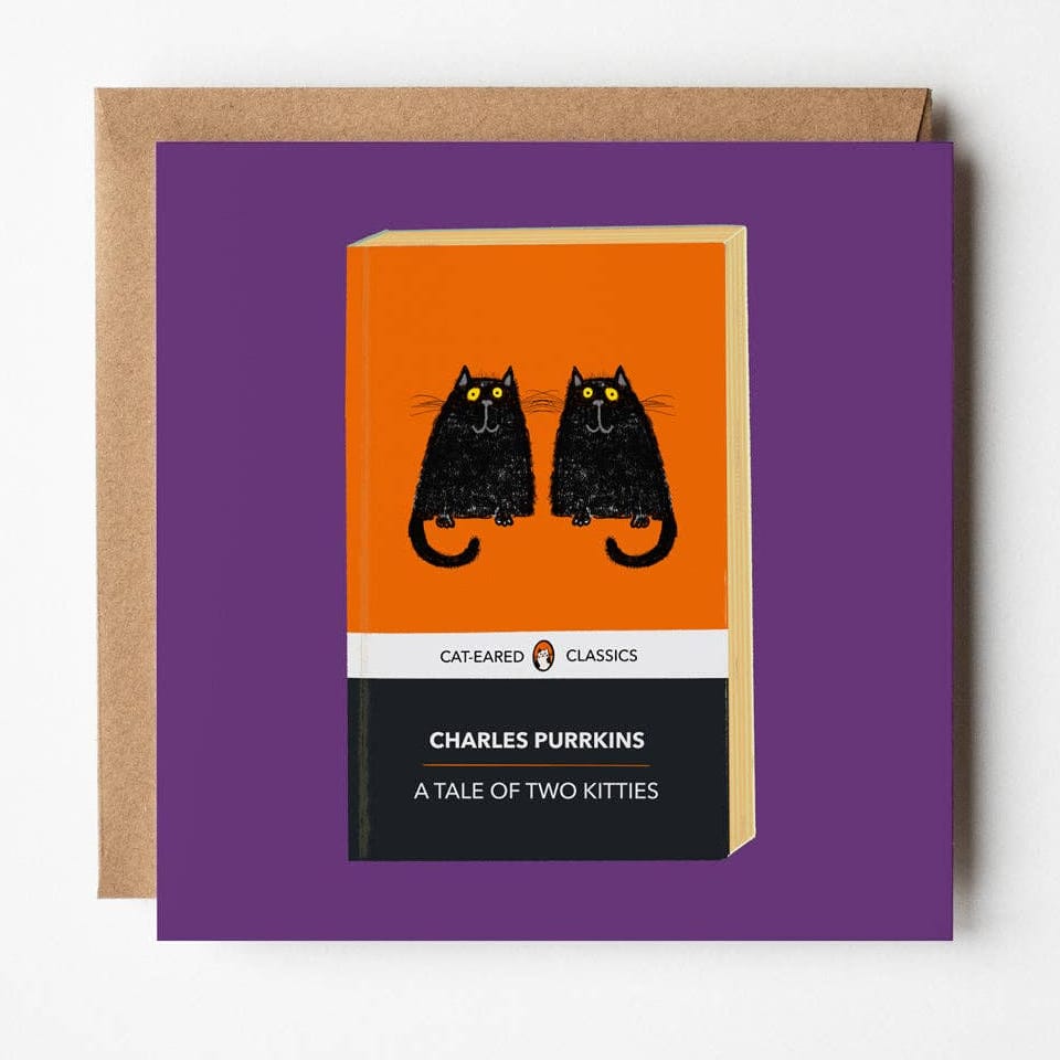 A Tale of Two Kitties Greetings Card BookGeek