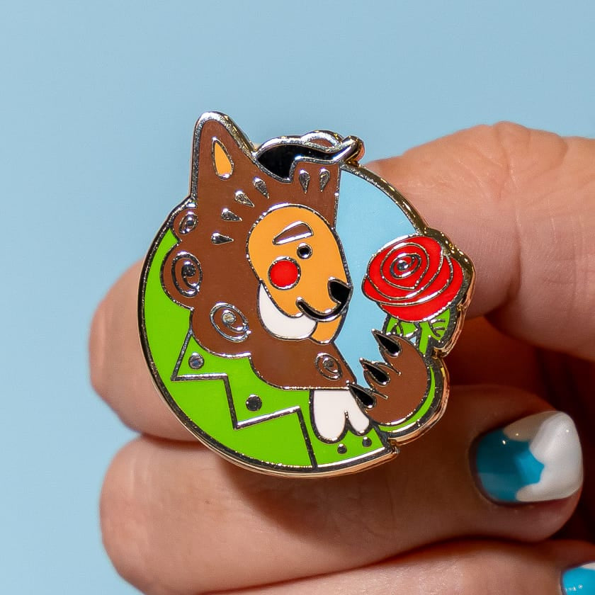 Accursed Gentleman Enamel Pin BookGeek