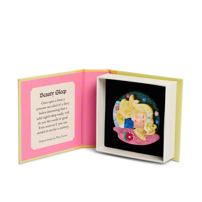 Beauty Sleep Brooch BookGeek