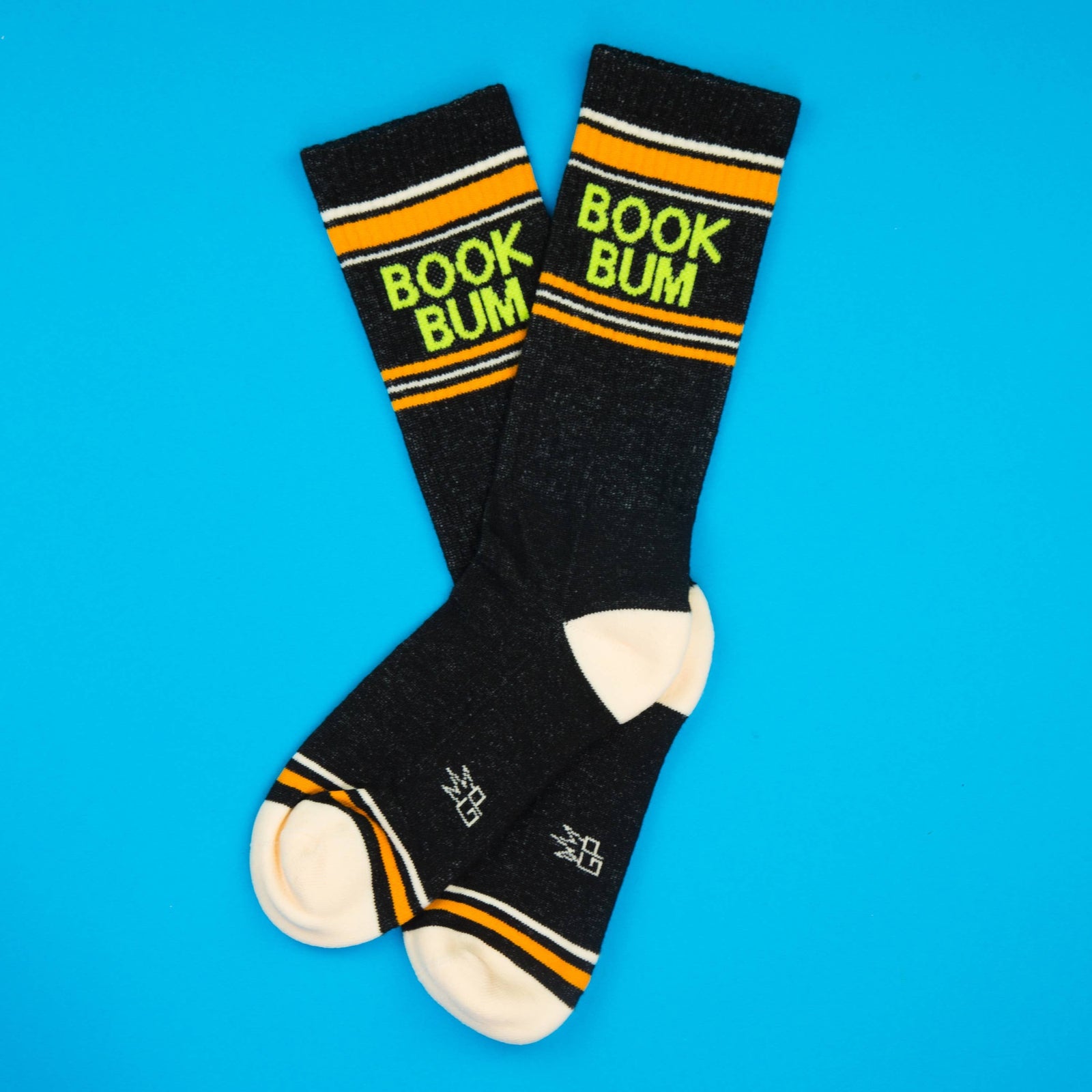 Book Bum Gym Crew Socks BookGeek