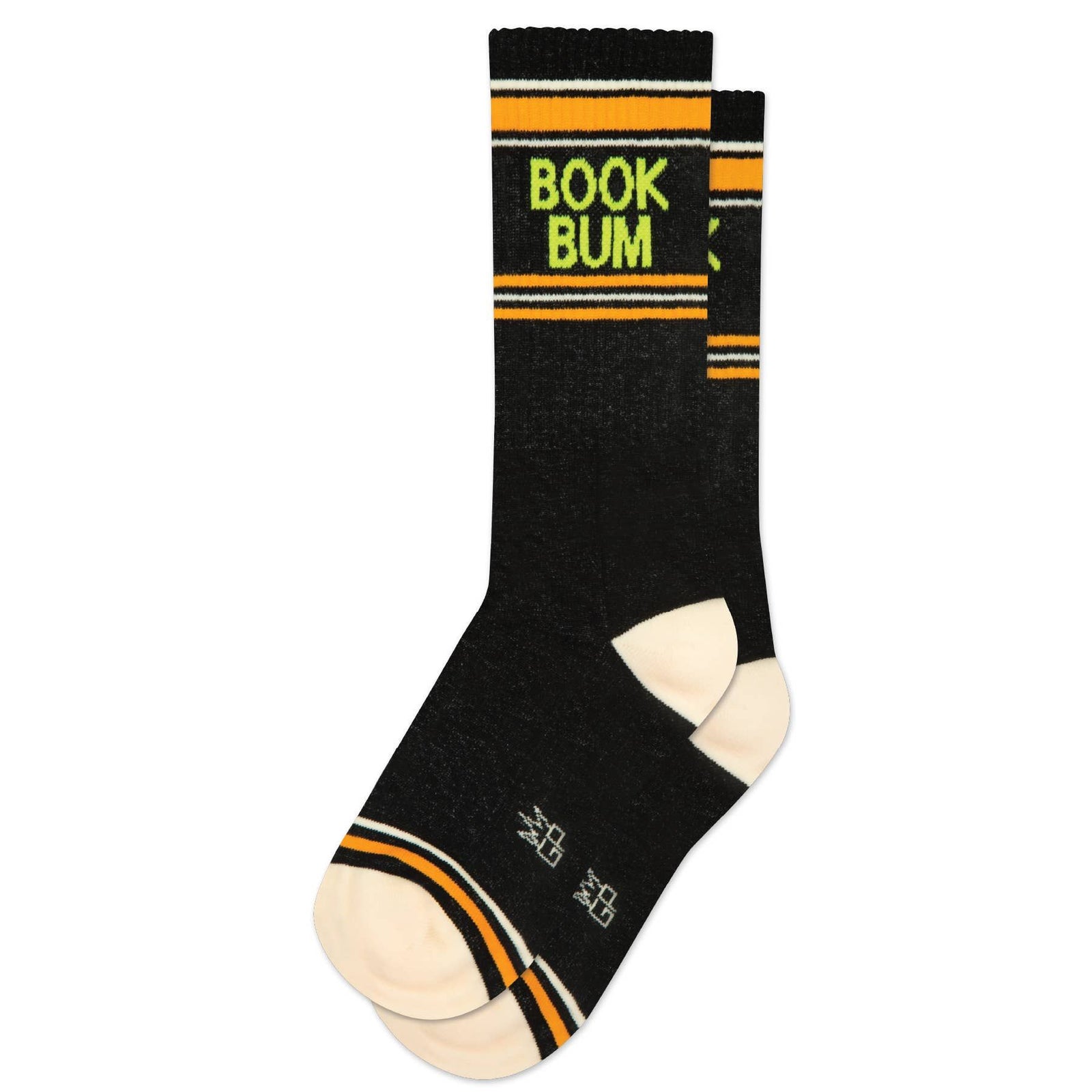 Book Bum Gym Crew Socks BookGeek