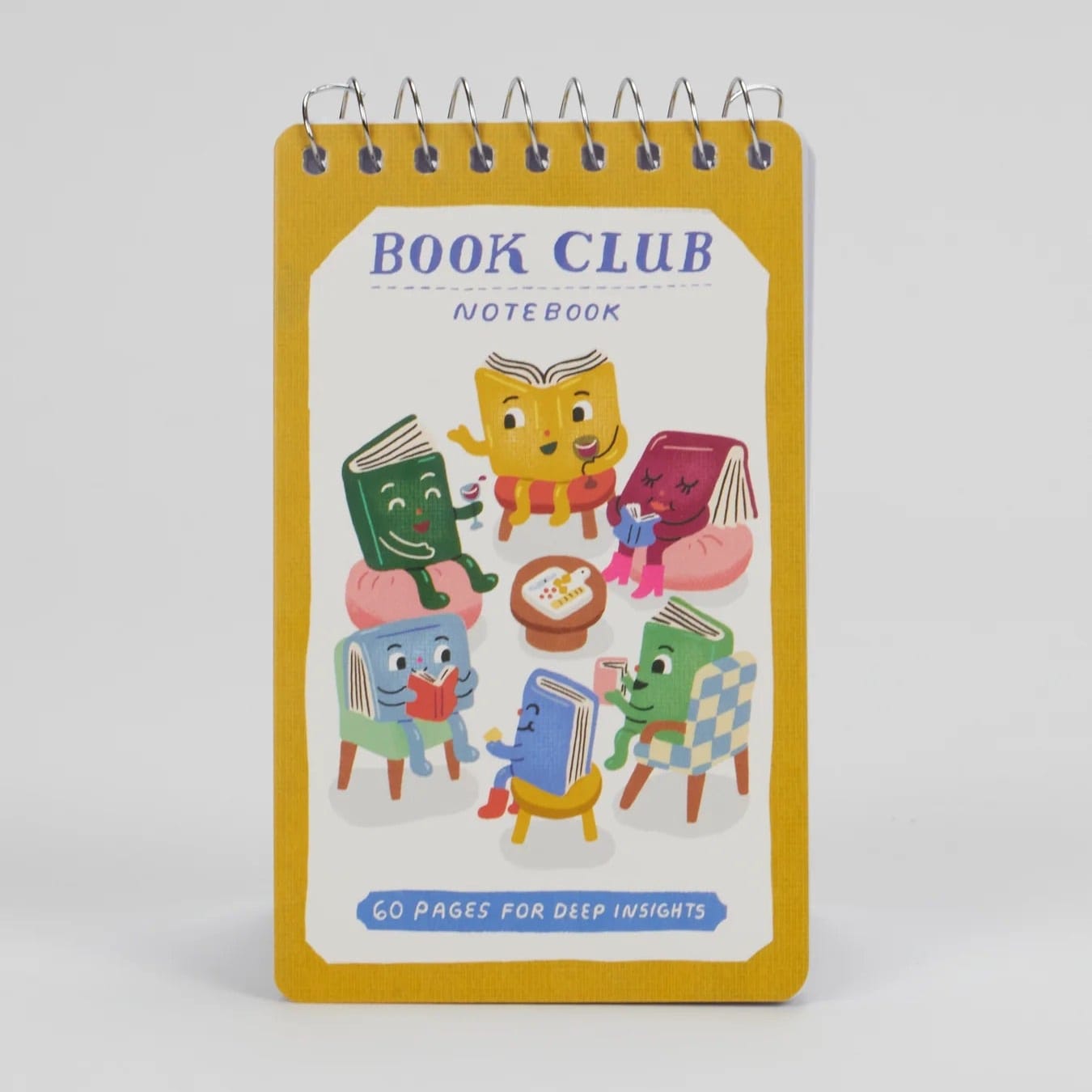 Book Club 3x5 Spiral Notebook BookGeek