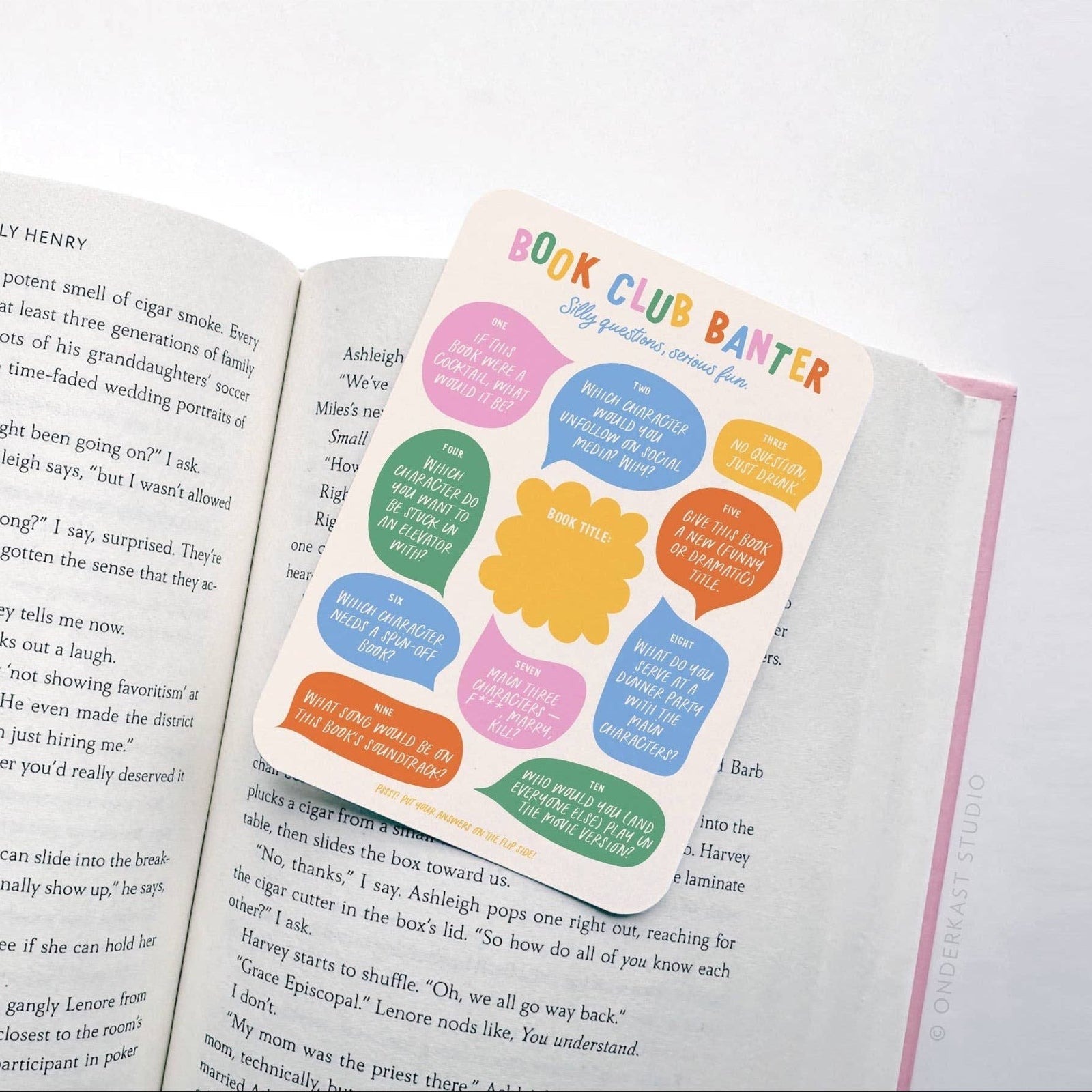 Book Club Banter Book Review Cards BookGeek