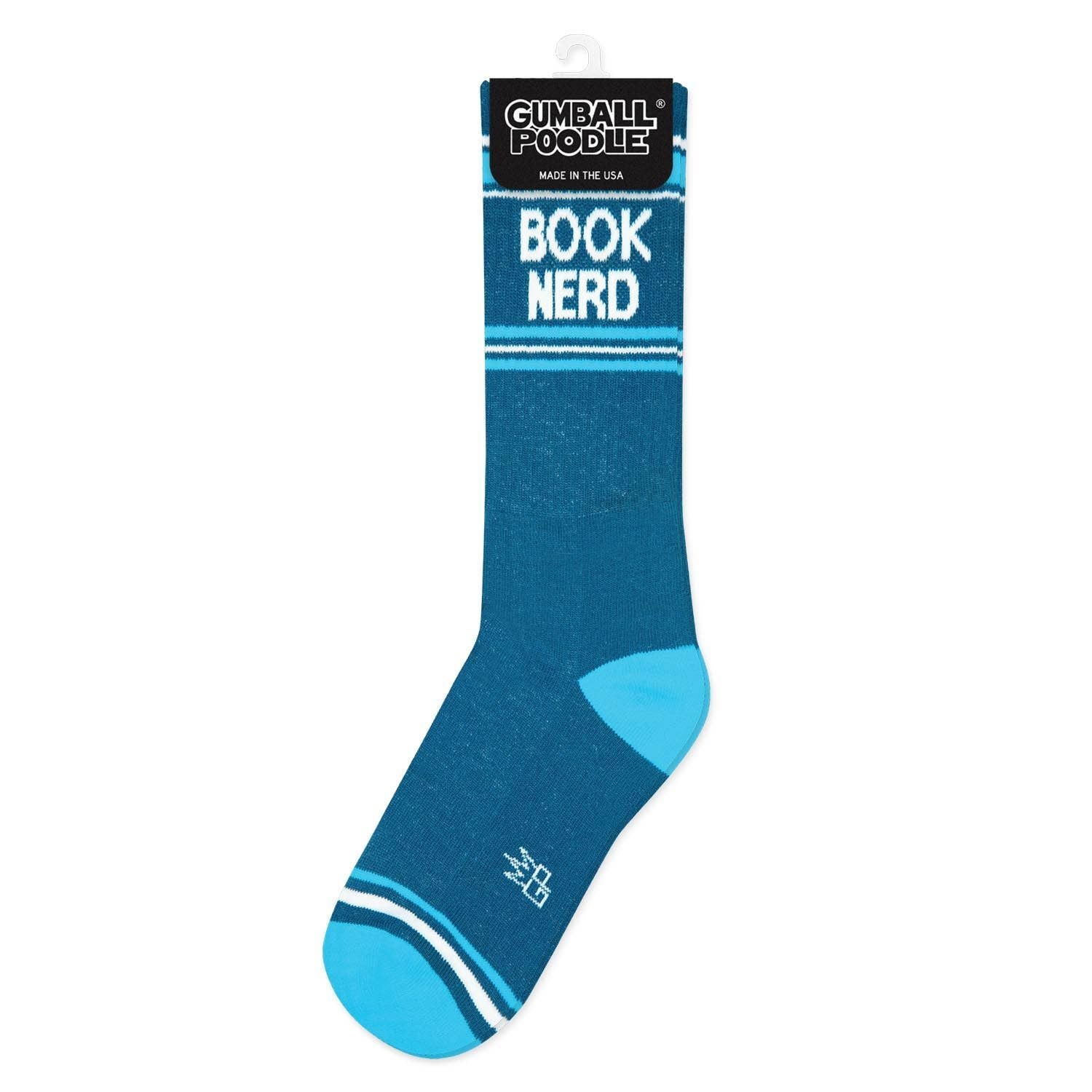 Book Nerd Gym Socks BookGeek