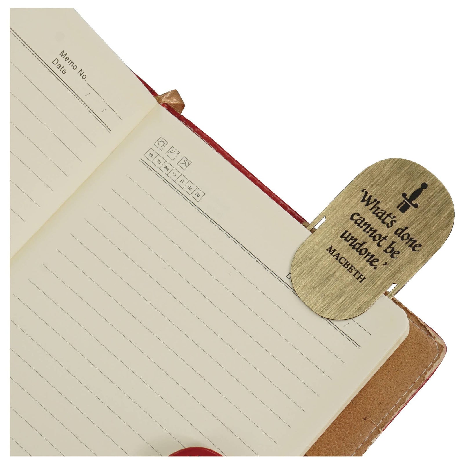 Bookmark Metal - Shakespeare (Macbeth) BookGeek