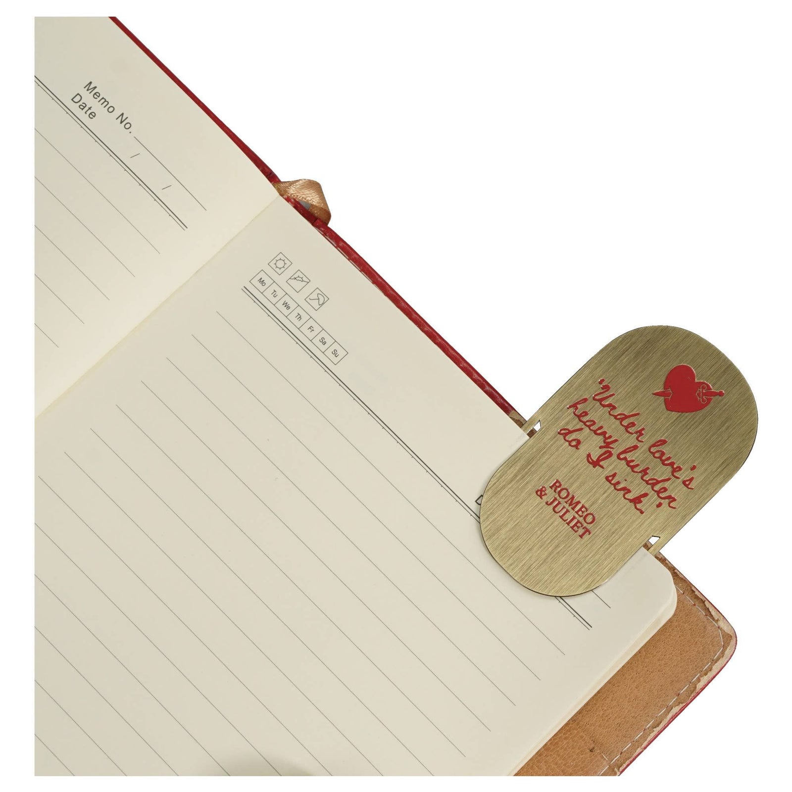 Bookmark Metal - Shakespeare (Romeo & Juliet) BookGeek
