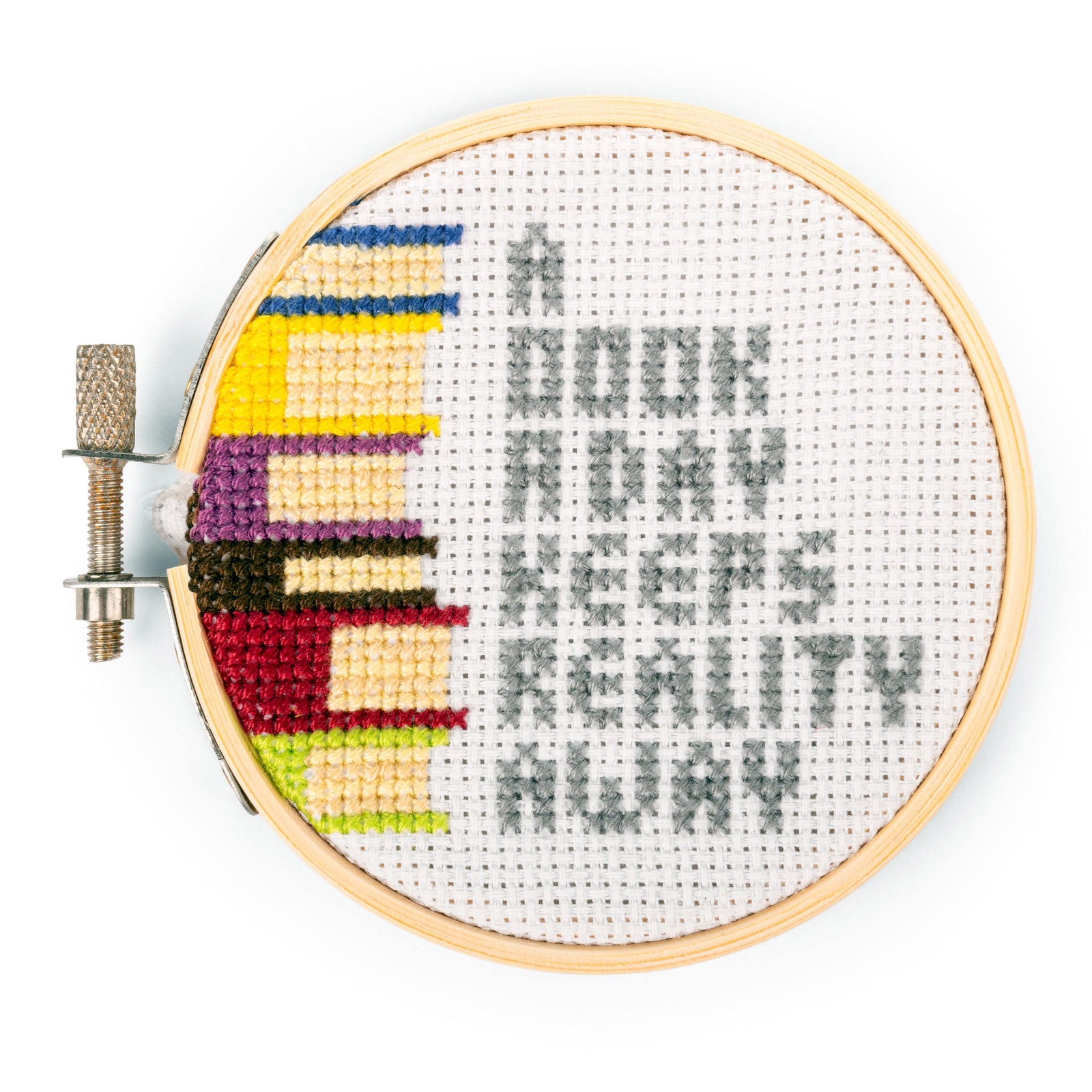 Books Mini Cross Stitch Embroidery BookGeek