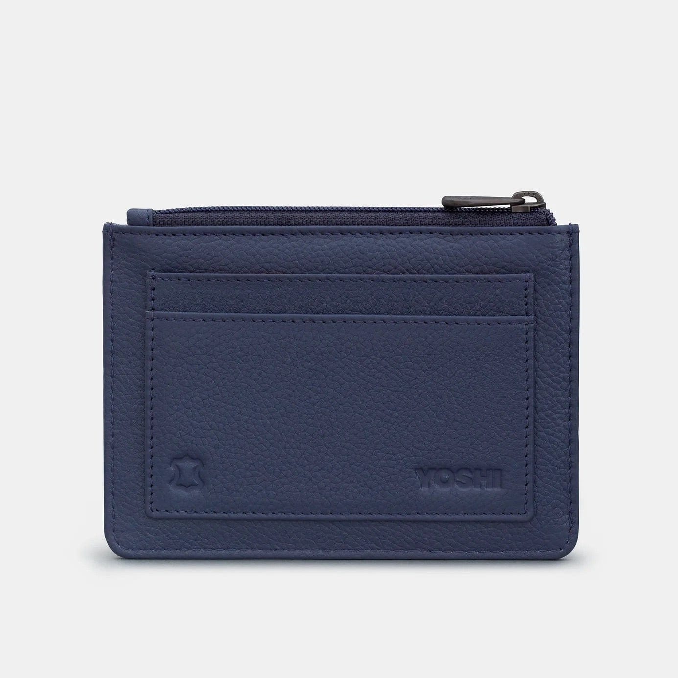 Bookworm Cookbook Navy Leather Zip Top Purse BookGeek