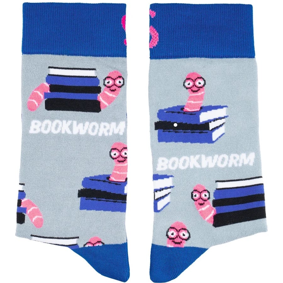 Bookworm Unisex Bamboo Socks BookGeek