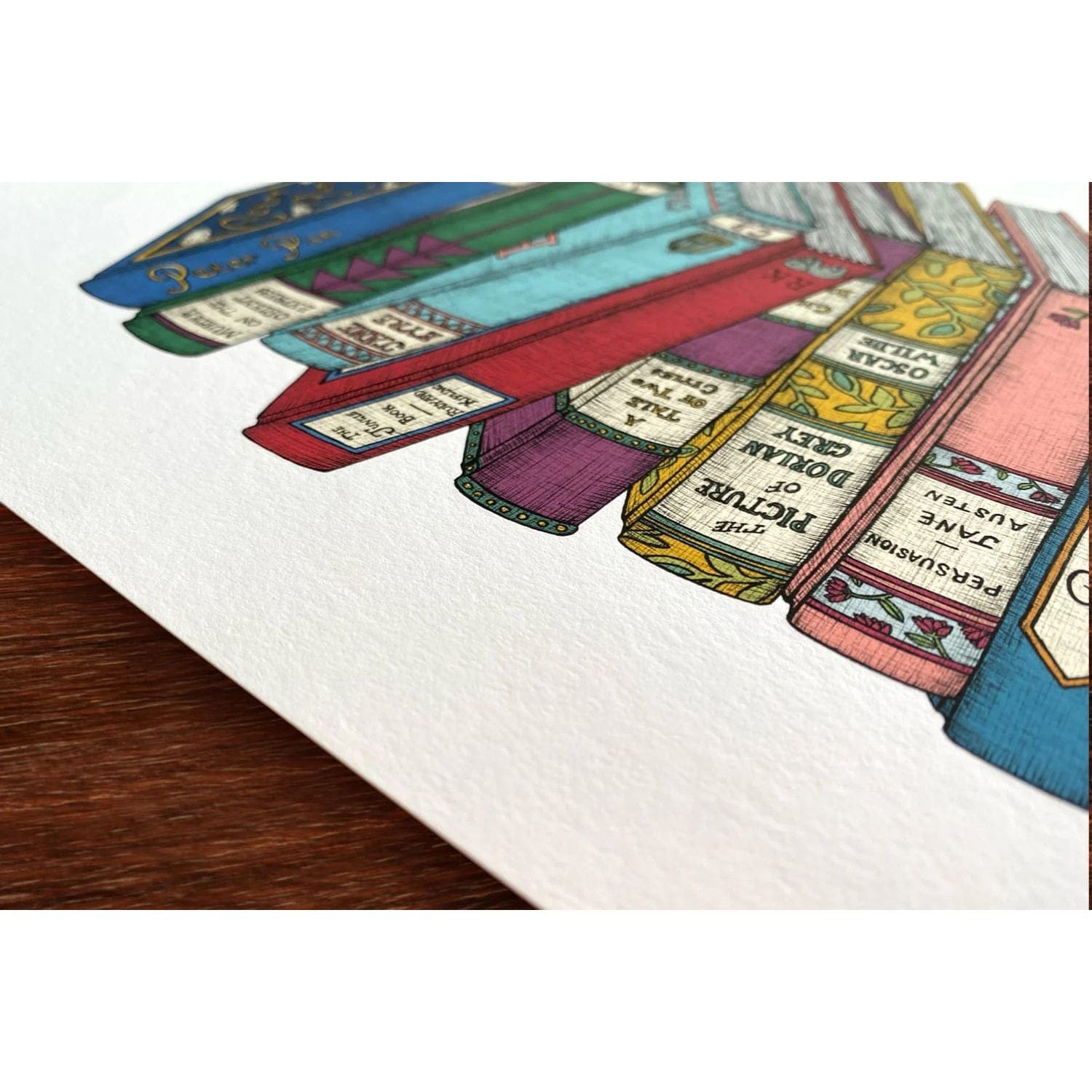 Classic Tales Book Art A4 Print BookGeek