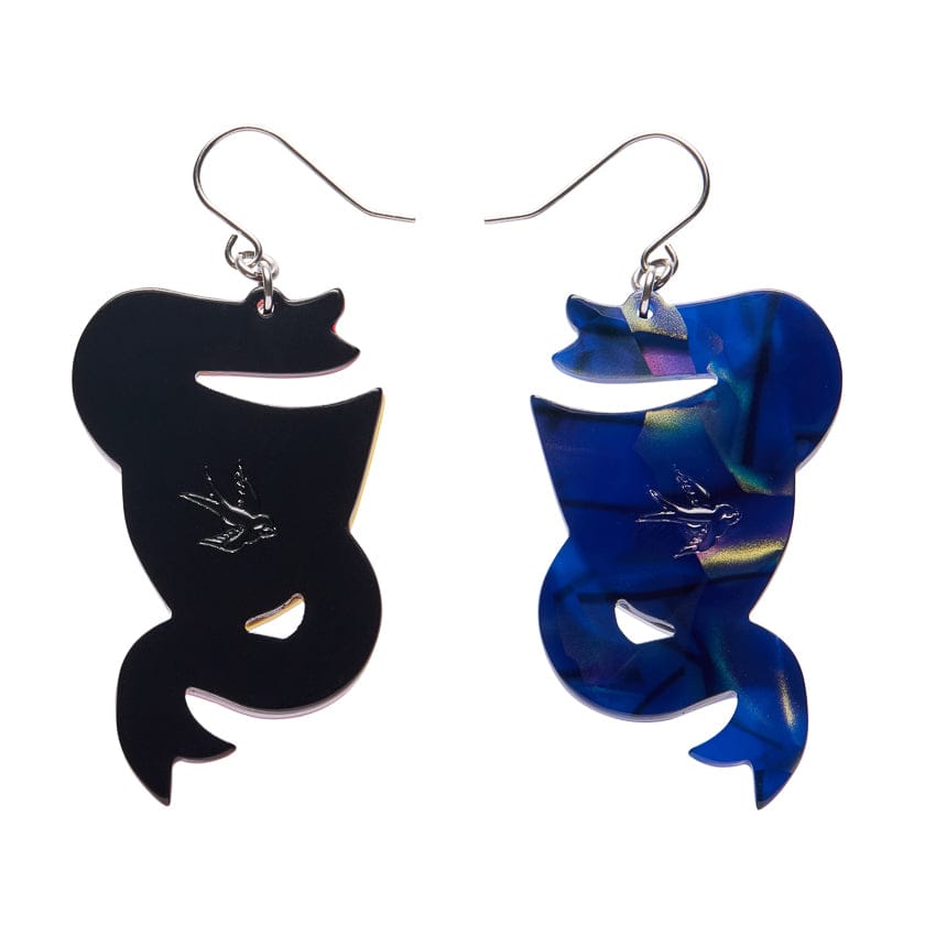Comedy & Tragedy Drop Earrings BookGeek