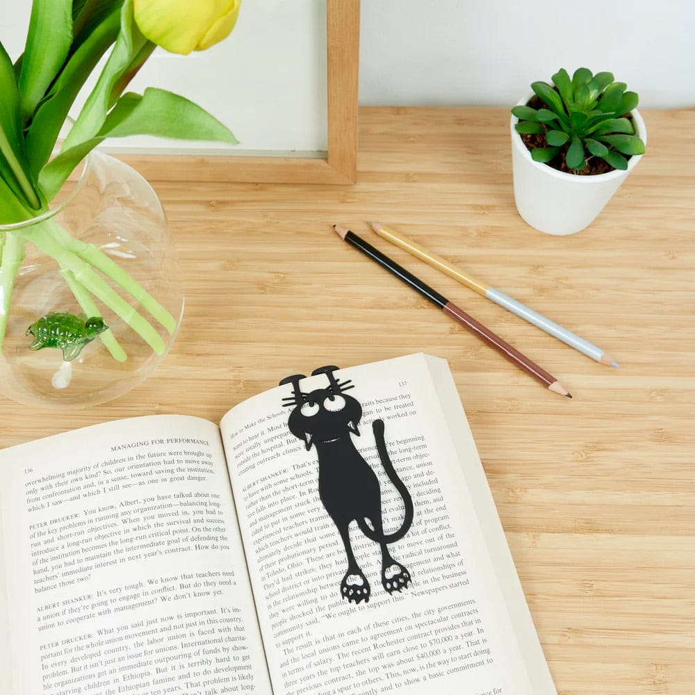 Curious Cat Bookmark BookGeek