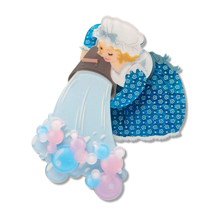 Dame Washalot Brooch BookGeek
