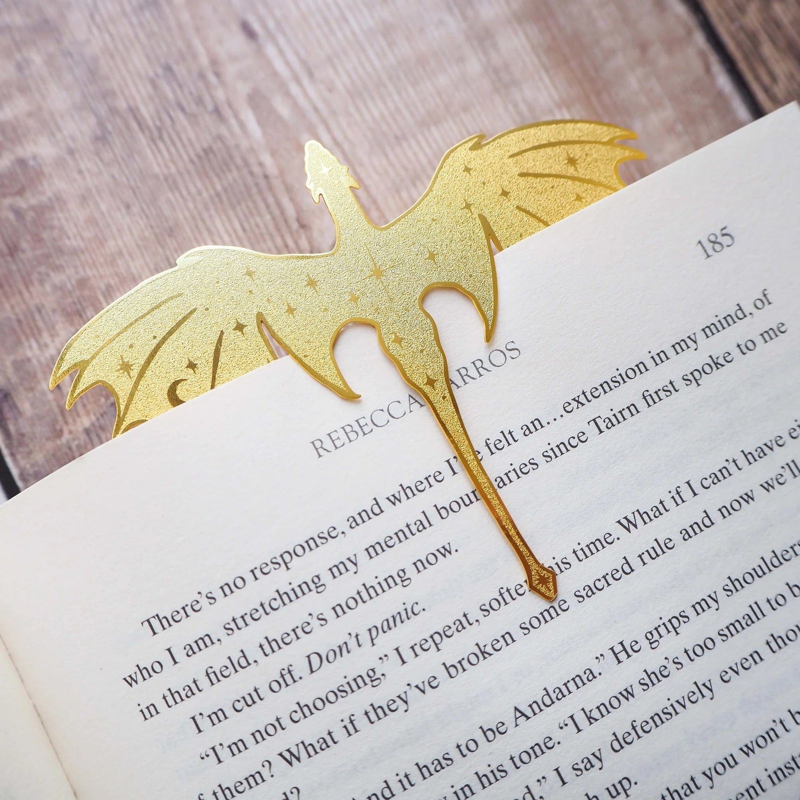 Dragon Brass Bookmark BookGeek