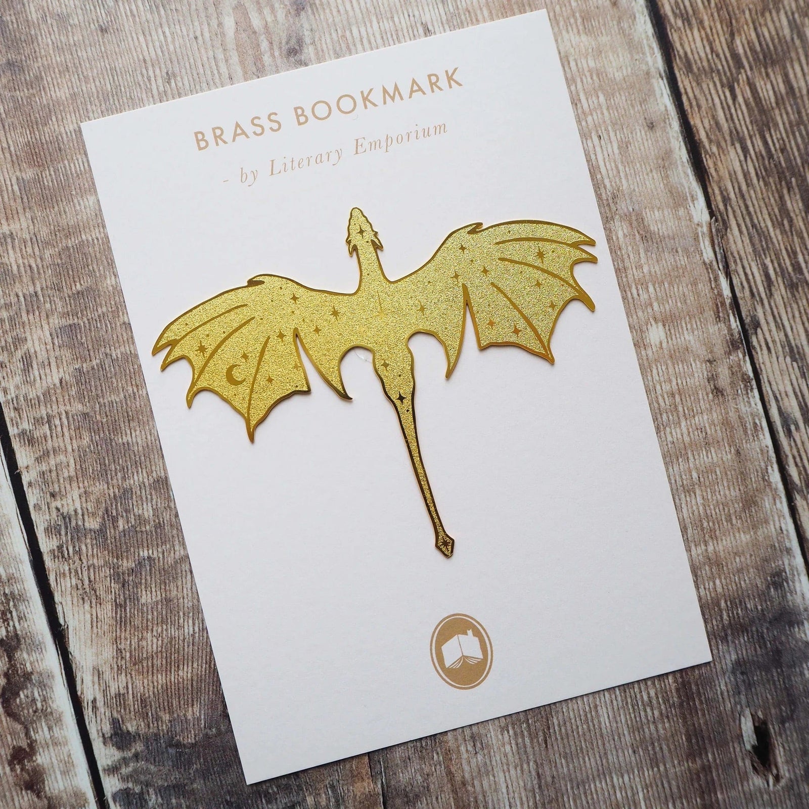 Dragon Brass Bookmark BookGeek