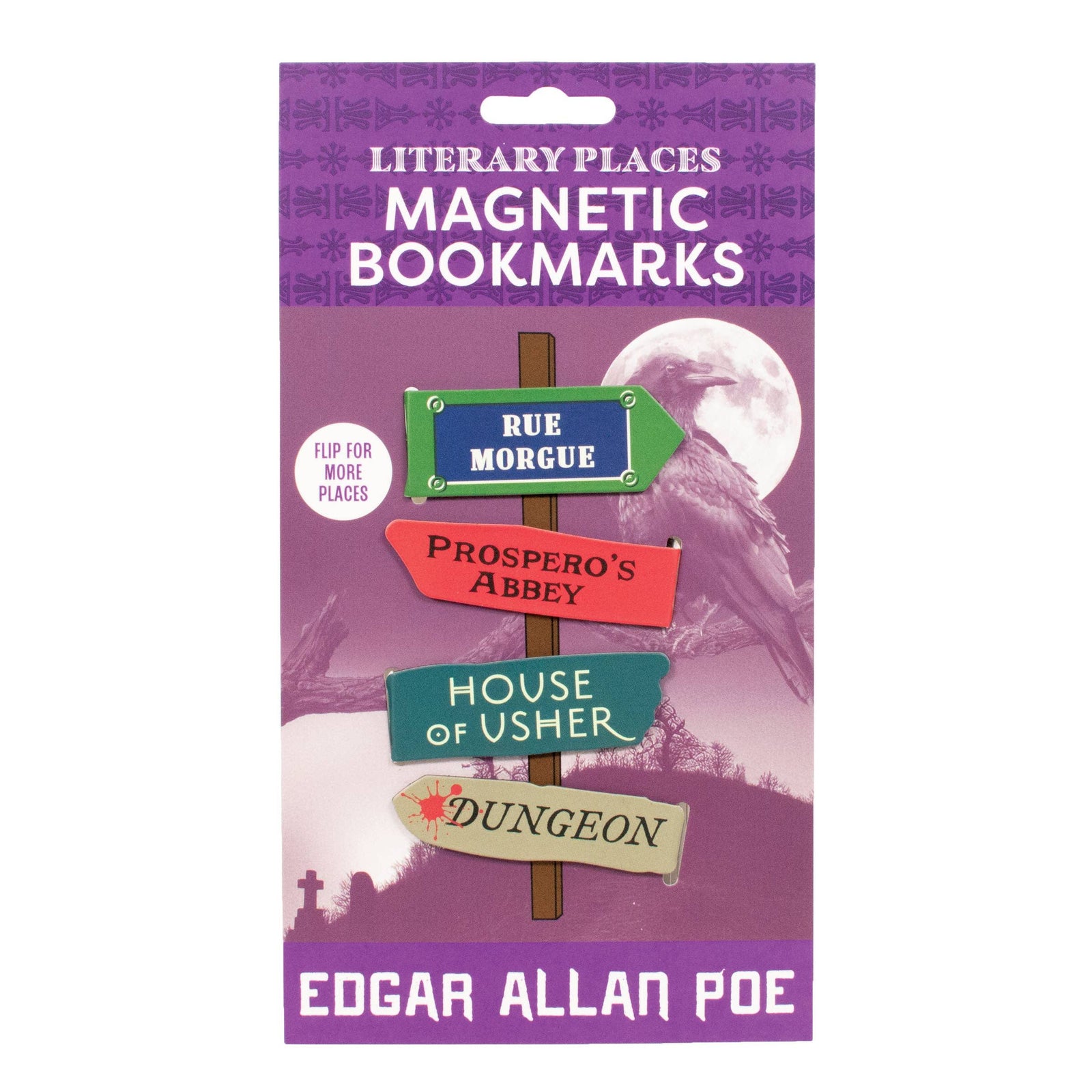 Edgar Allan Poe Bookmark Set BookGeek