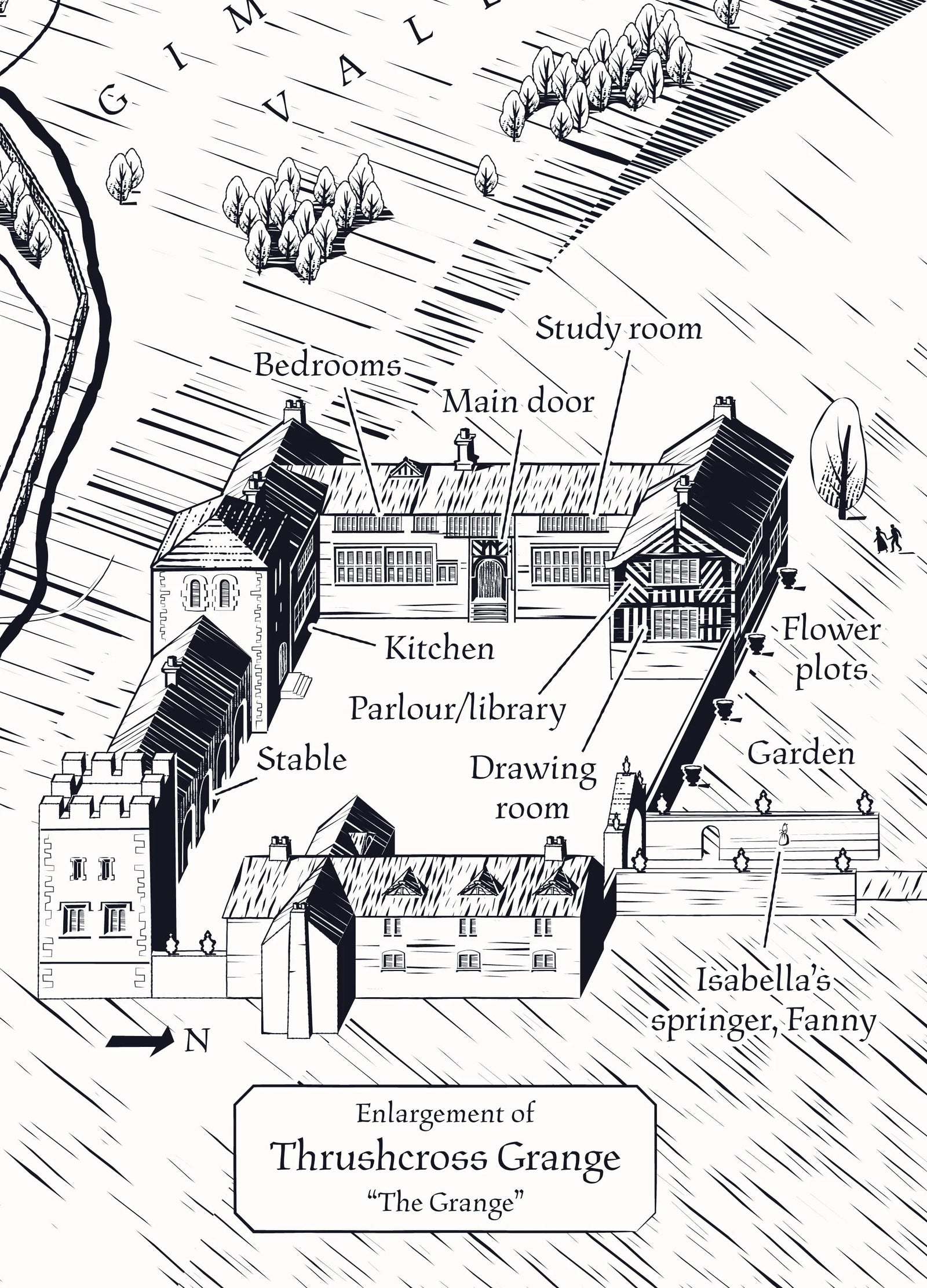 Emily Brontë: Wuthering Heights Map BookGeek