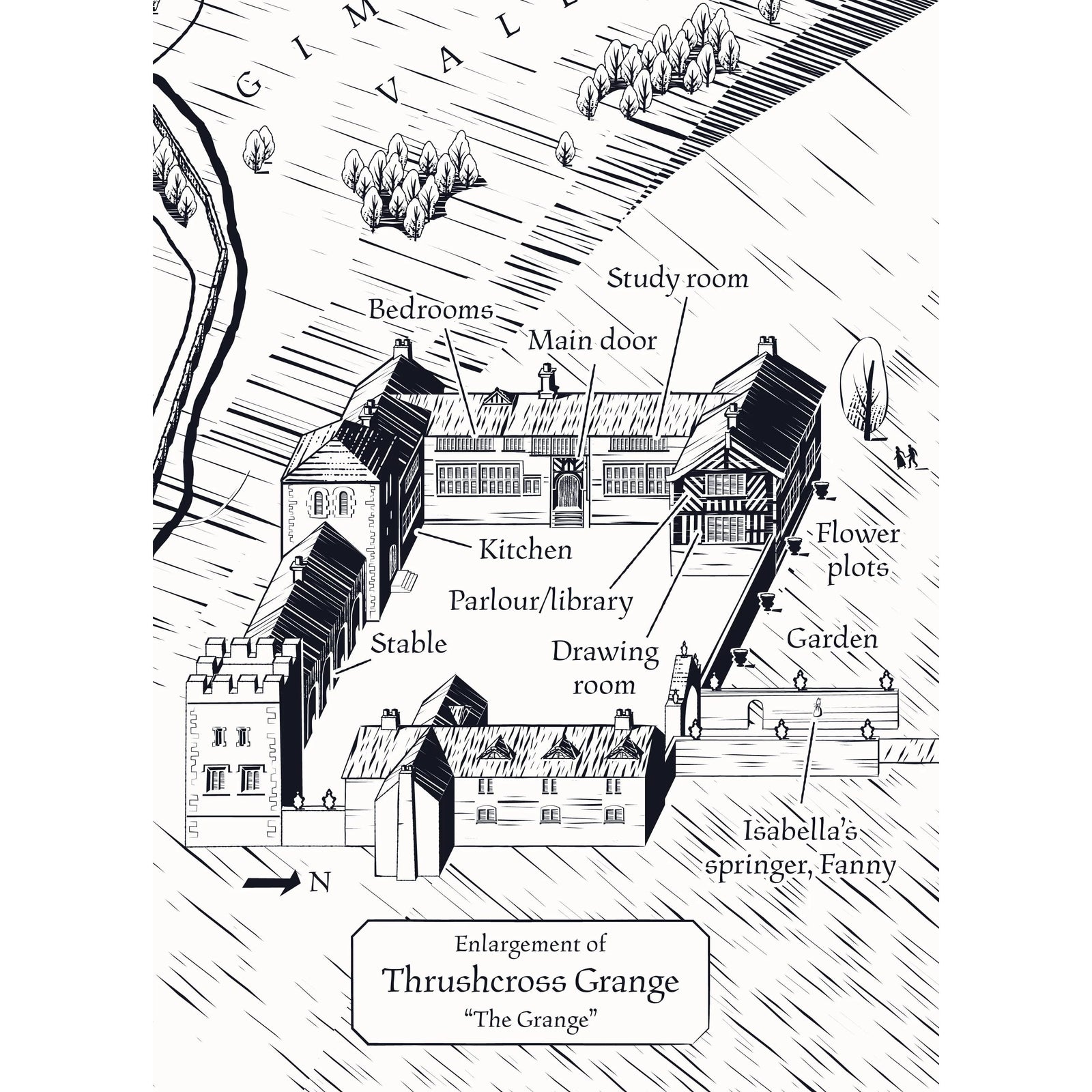 Emily Brontë: Wuthering Heights Map BookGeek