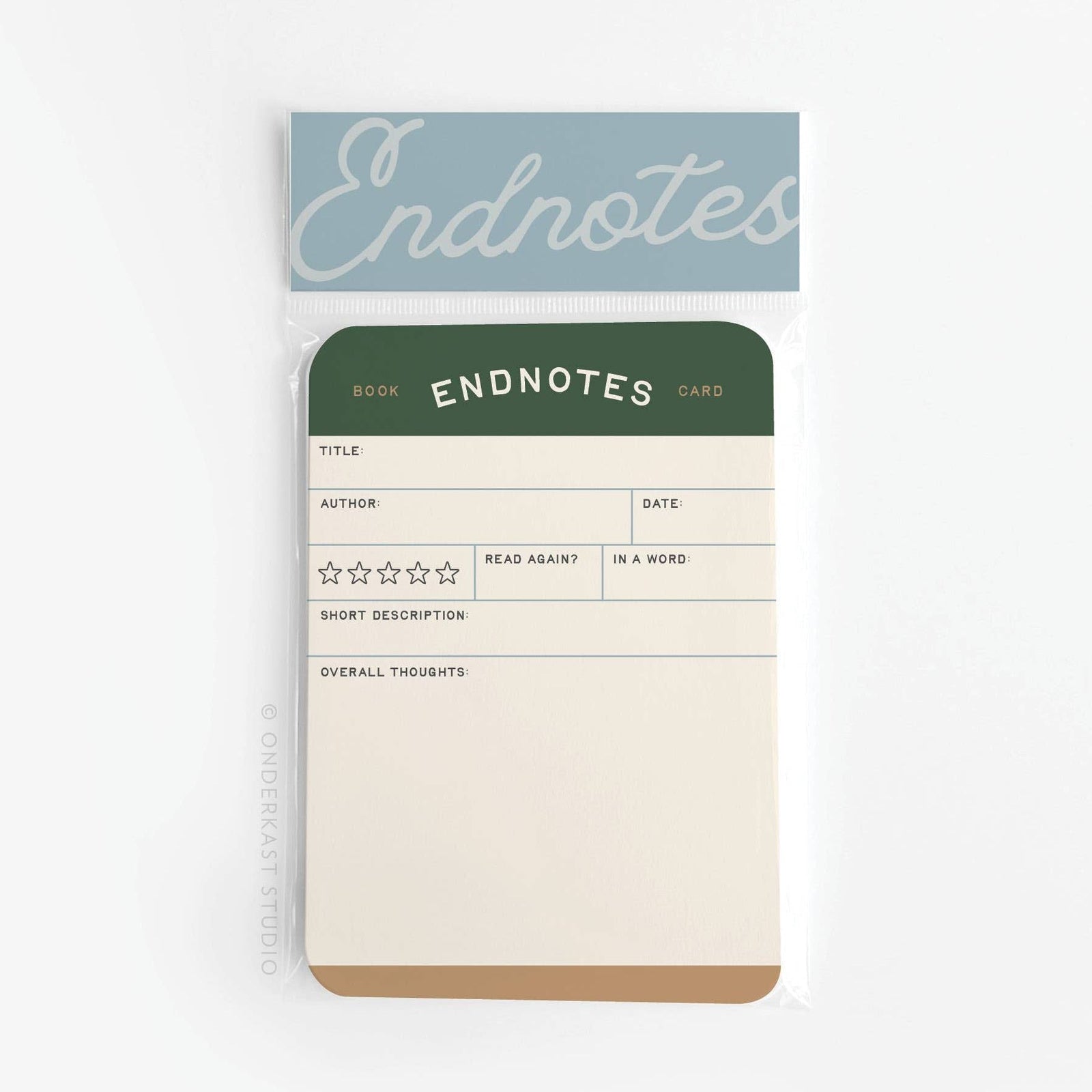 Endnotes Book Review Cards BookGeek