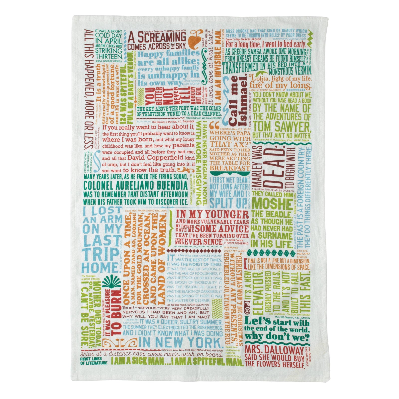 First Lines of Literature Towel BookGeek