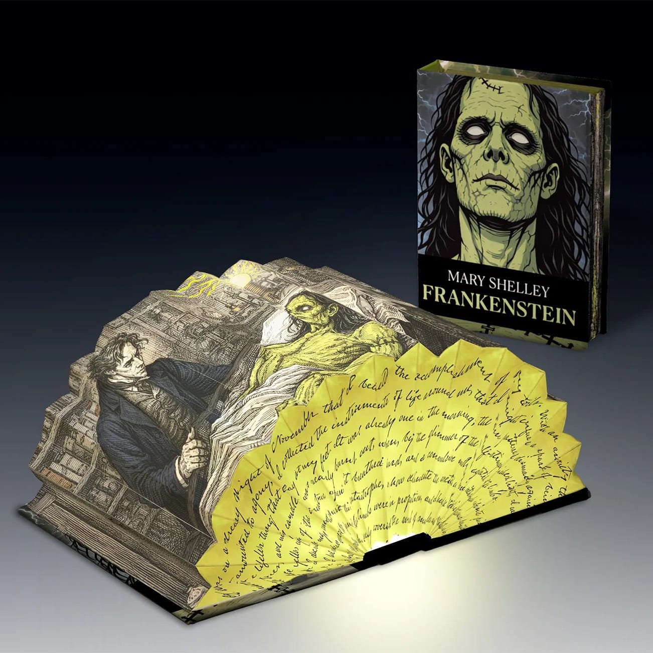 Frankenstein Light Book BookGeek