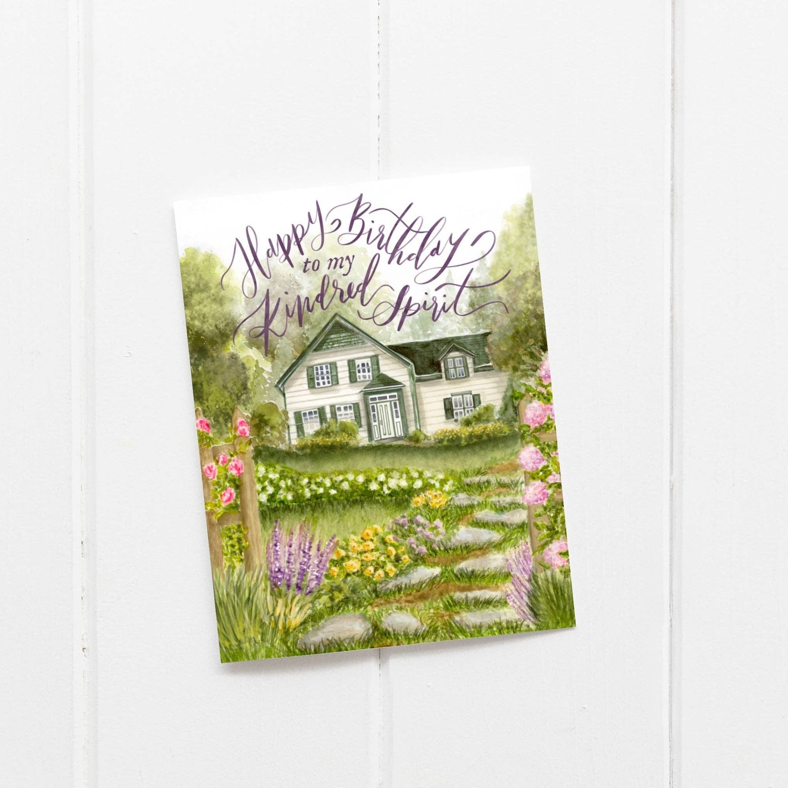 Green Gables Kindred Spirit Birthday Card BookGeek