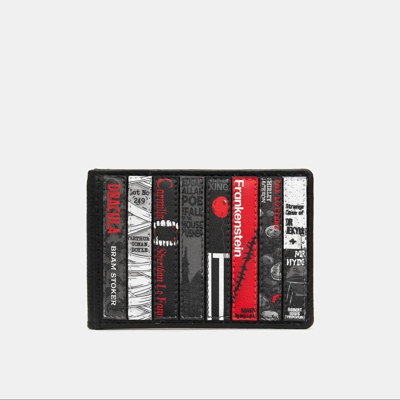 Horror Bookworm Leather Travel Pass Holder BookGeek