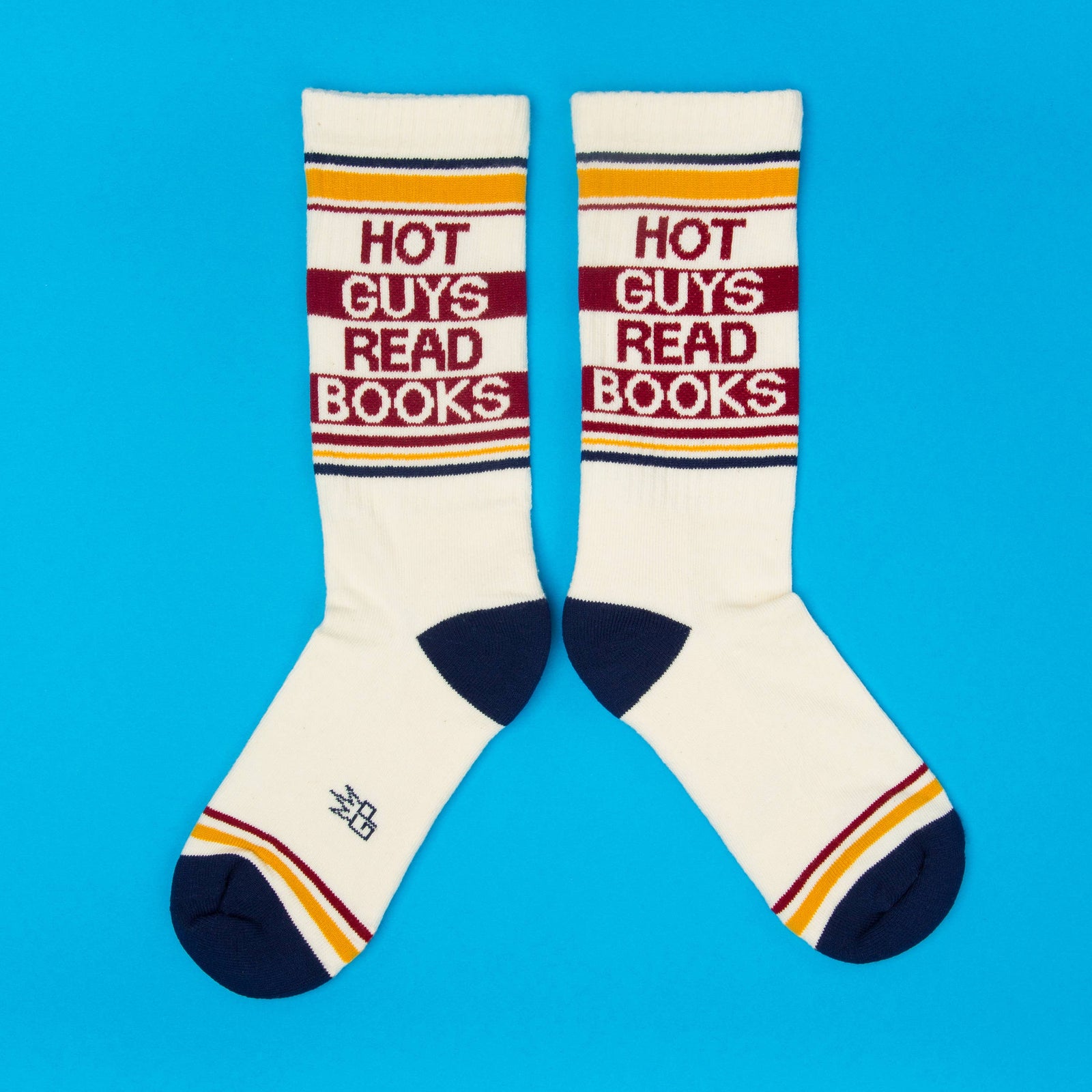 Hot Guys Read Books Gym Crew Socks BookGeek