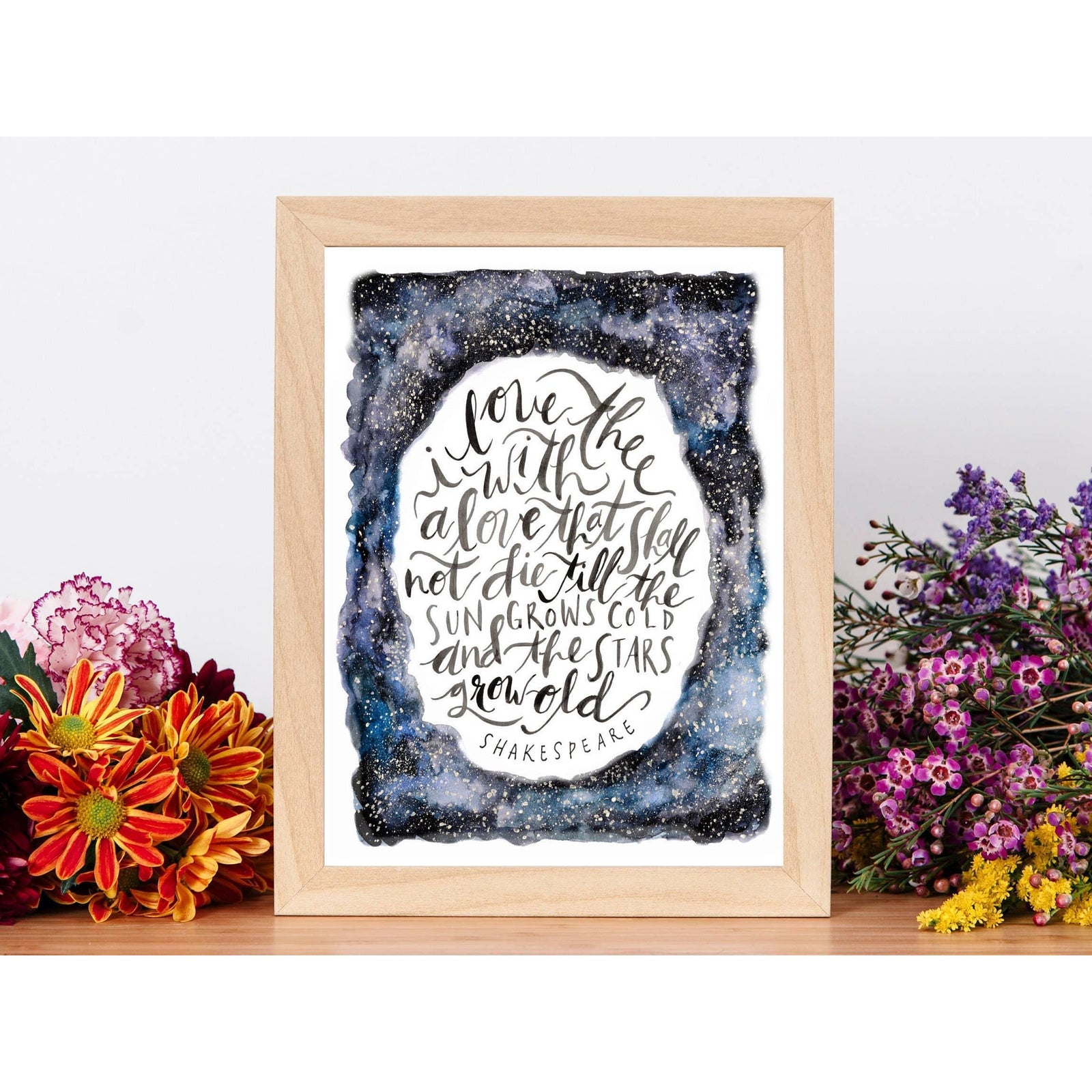 I Love Thee With A Love That Shall Not Die // 8 x 10 BookGeek