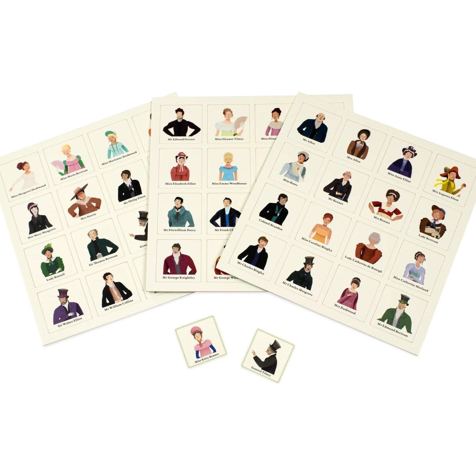 Jane Austen Bingo BookGeek