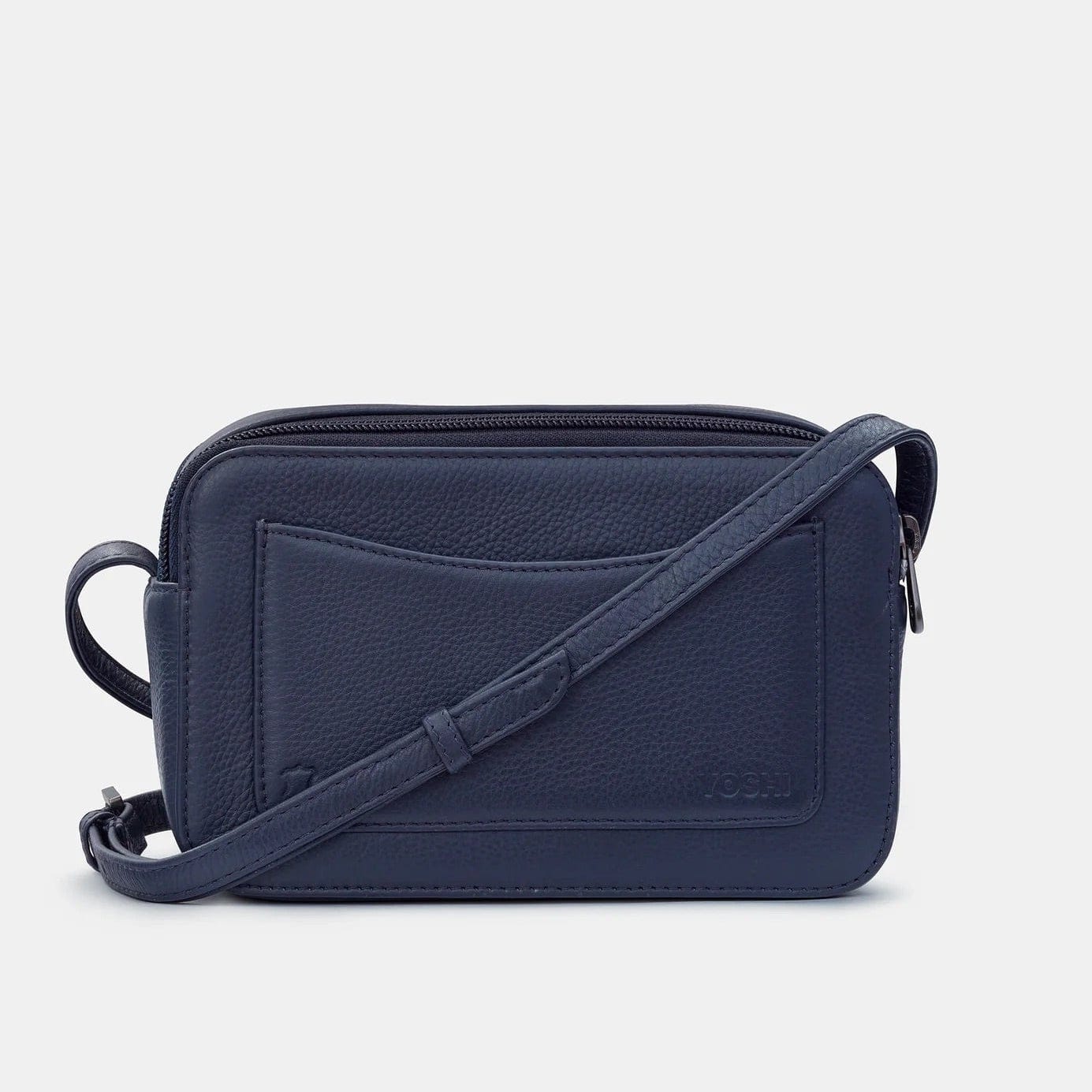 Jane Austen Bookworm Navy Leather Porter Cross Body Bag BookGeek