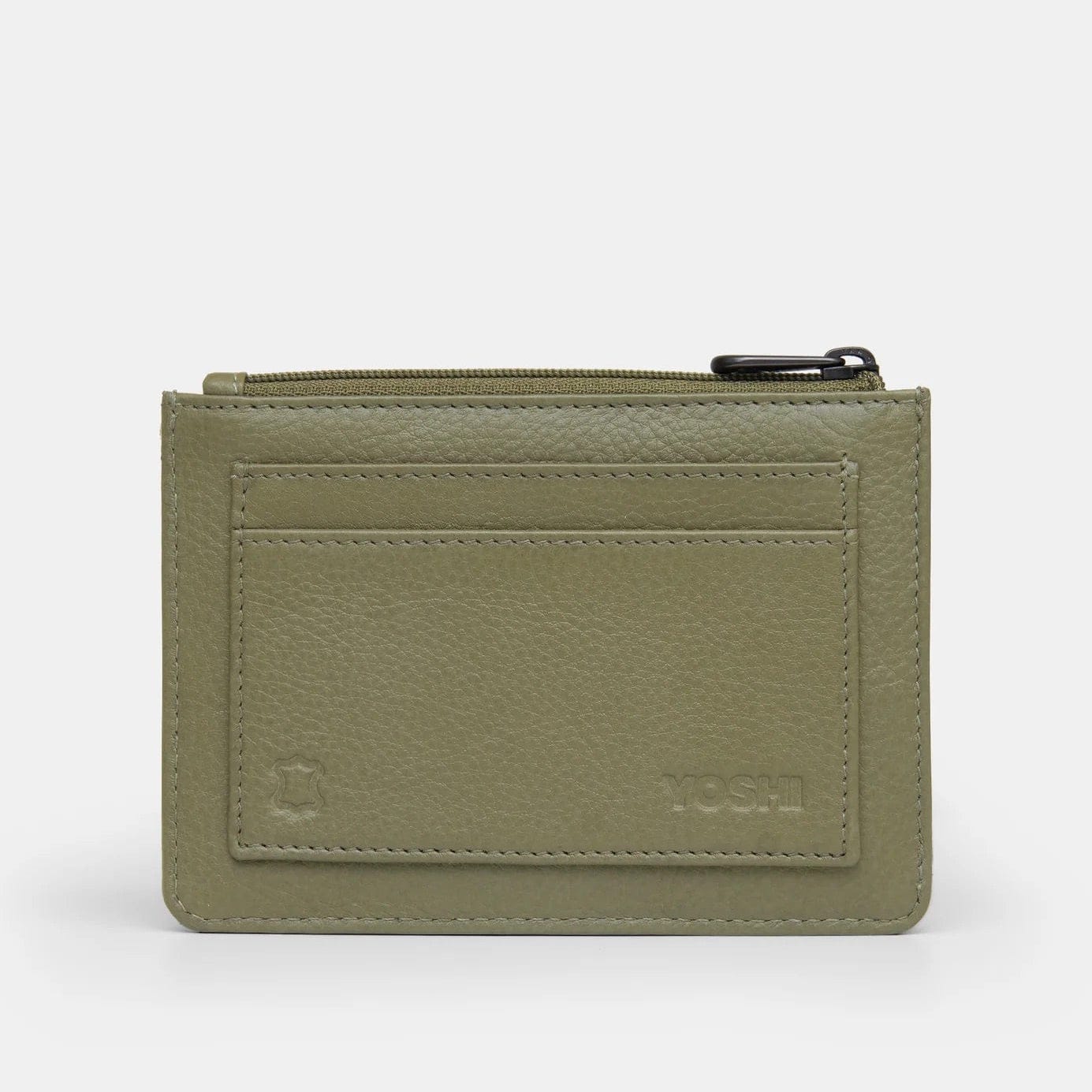 Jane Austen Bookworm Olive Leather Zip Top Purse BookGeek