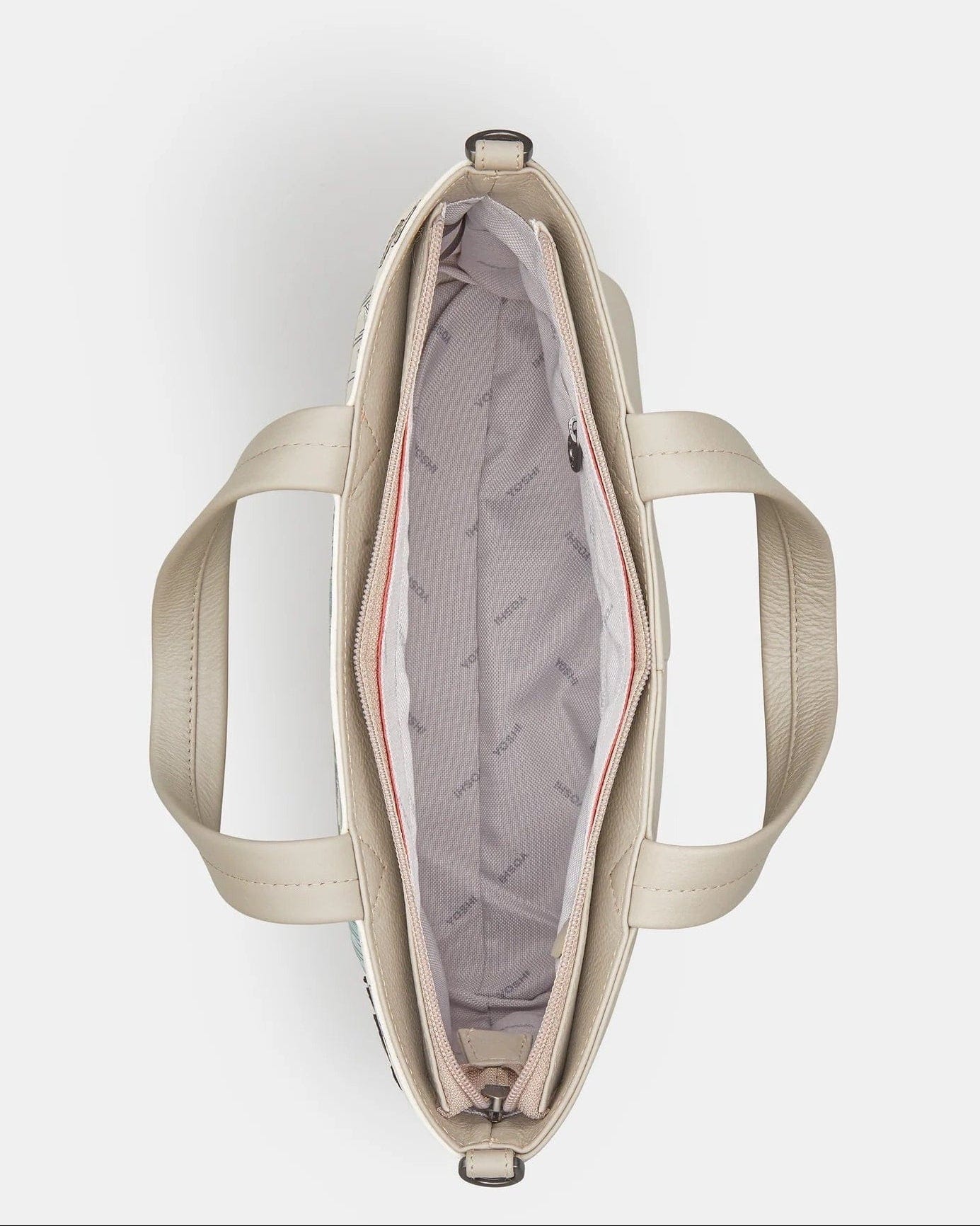 Jane Austen Bookworm Warm Grey Leather Multiway Grab Bag BookGeek