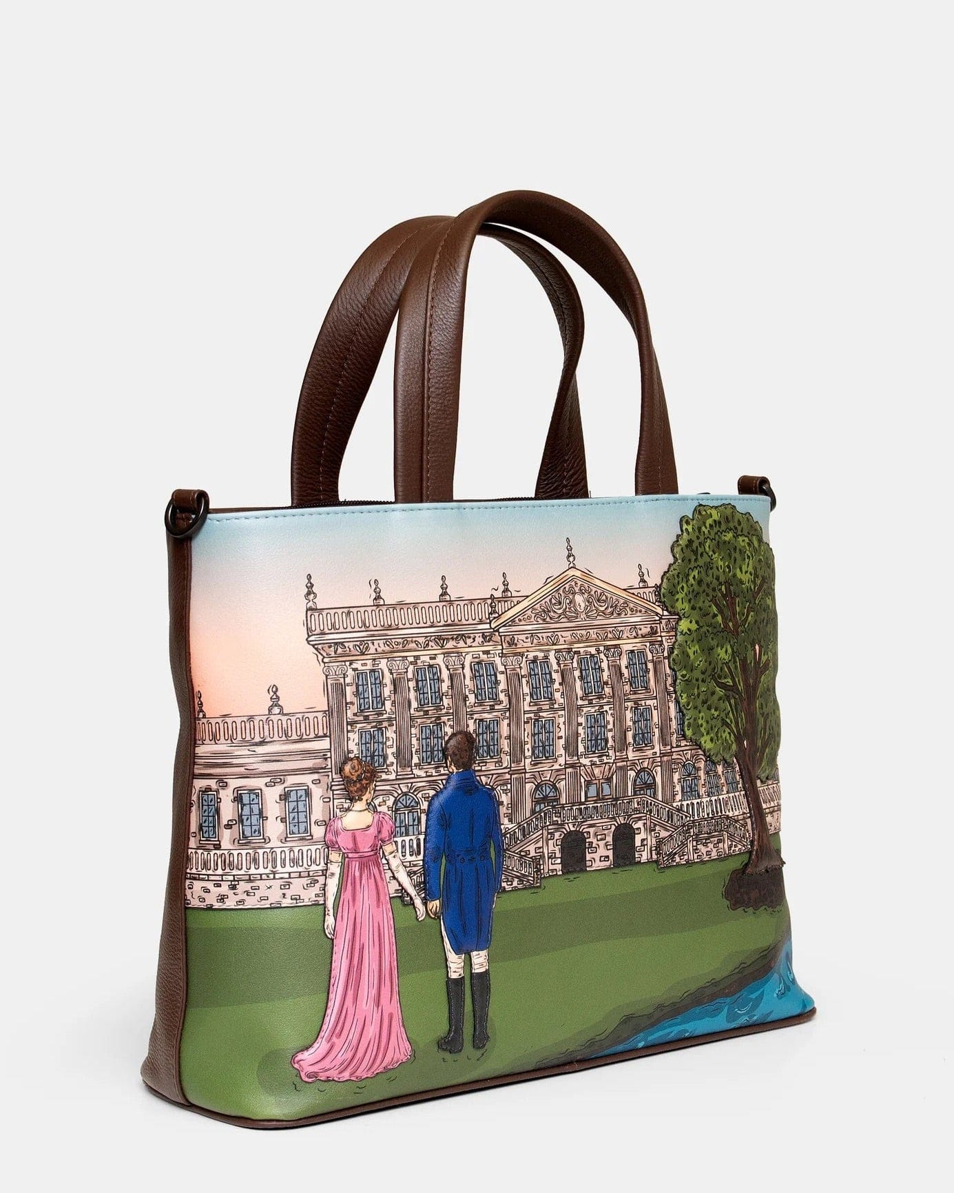 Jane Austen Pemberley 1813 Leather Multiway Grab Bag BookGeek