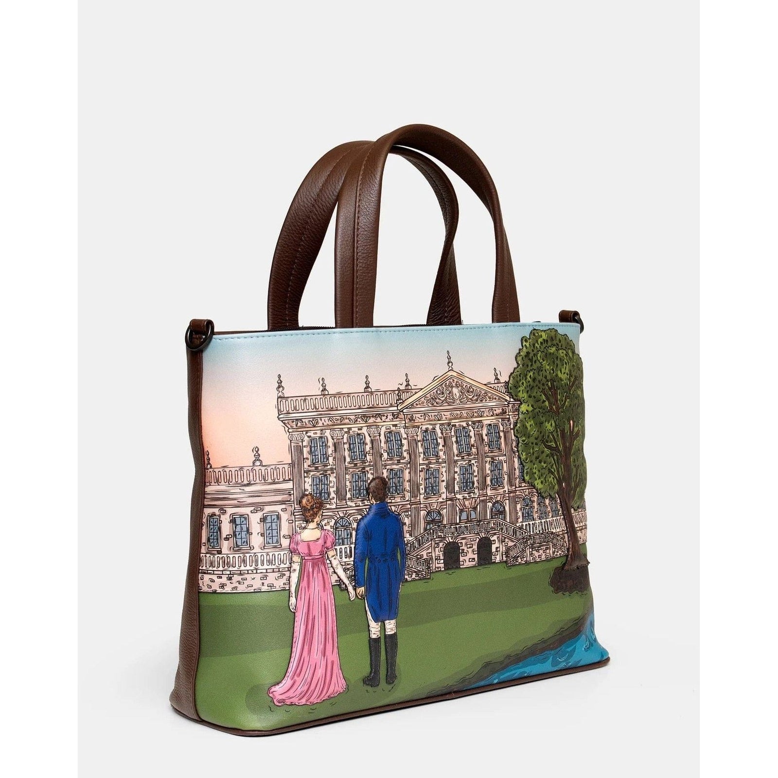Jane Austen Pemberley 1813 Leather Multiway Grab Bag BookGeek