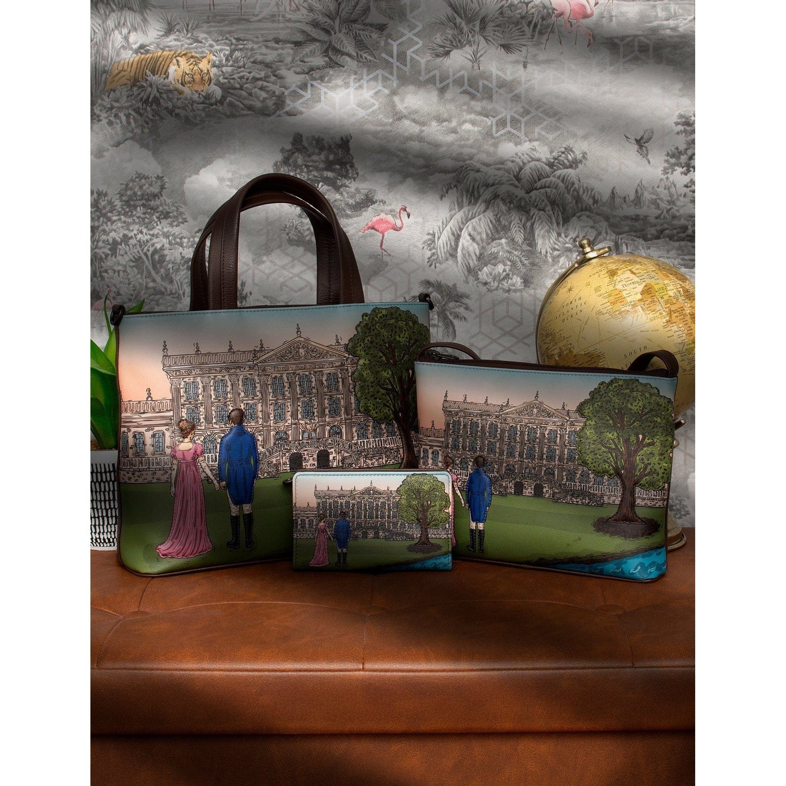 Jane Austen Pemberley 1813 Leather Multiway Grab Bag BookGeek