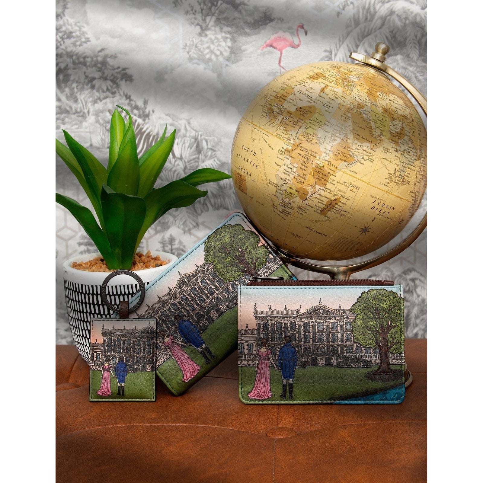 Jane Austen Pemberley 1813 Leather Zip Top Purse BookGeek