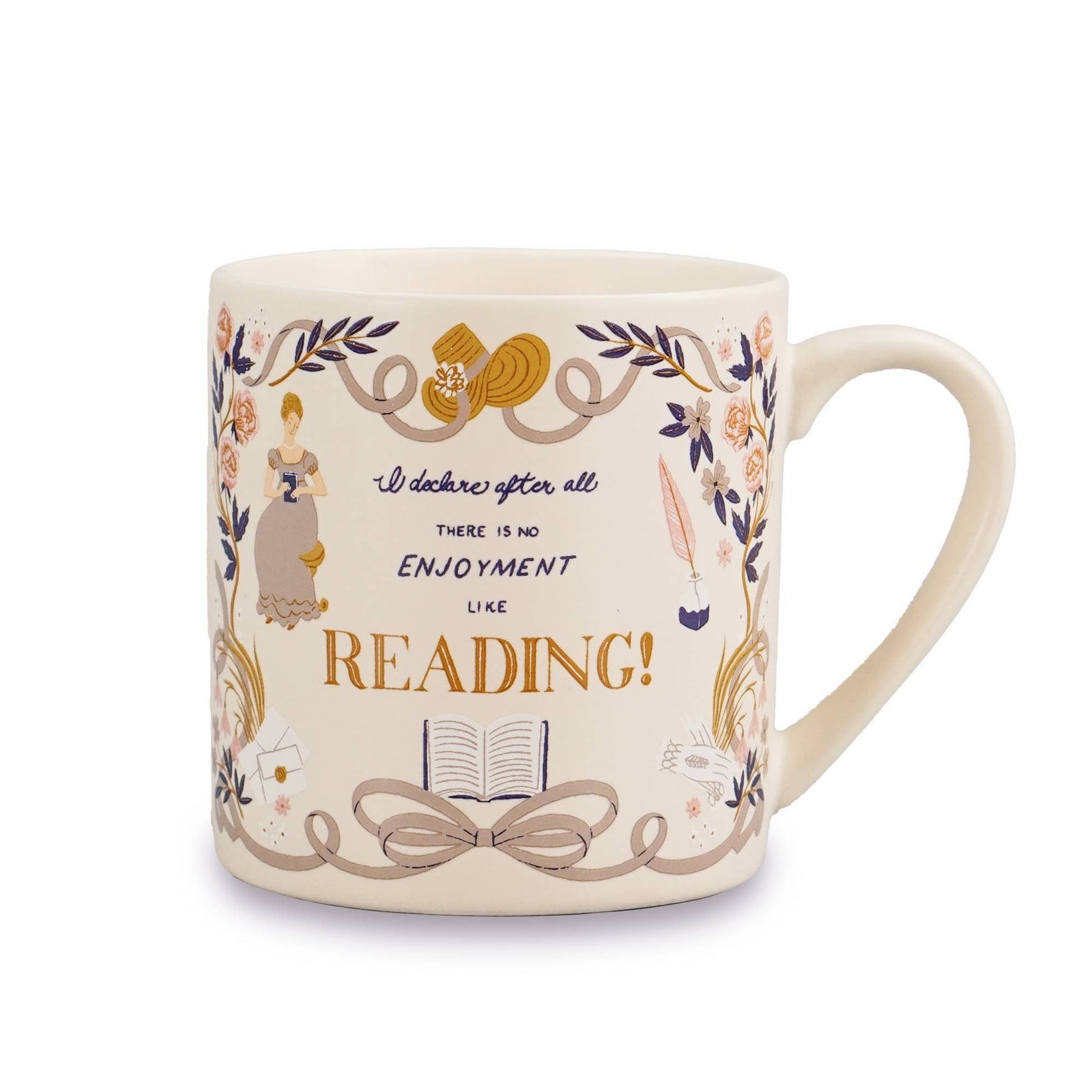 Jane Austen Pride and Prejudice Ceramic Mug (10.5 fl oz) - BookGeek