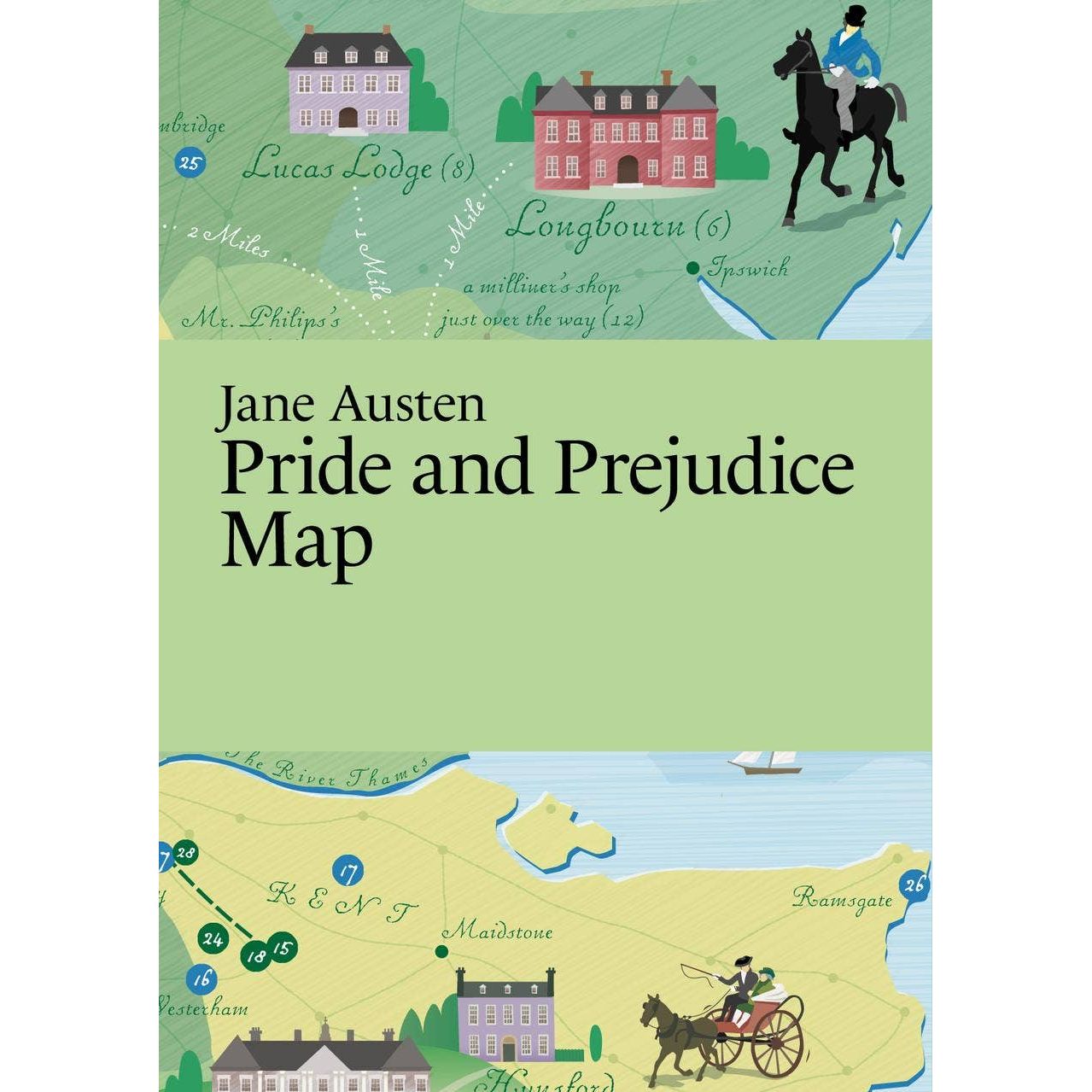Jane Austen: Pride and Prejudice Map BookGeek