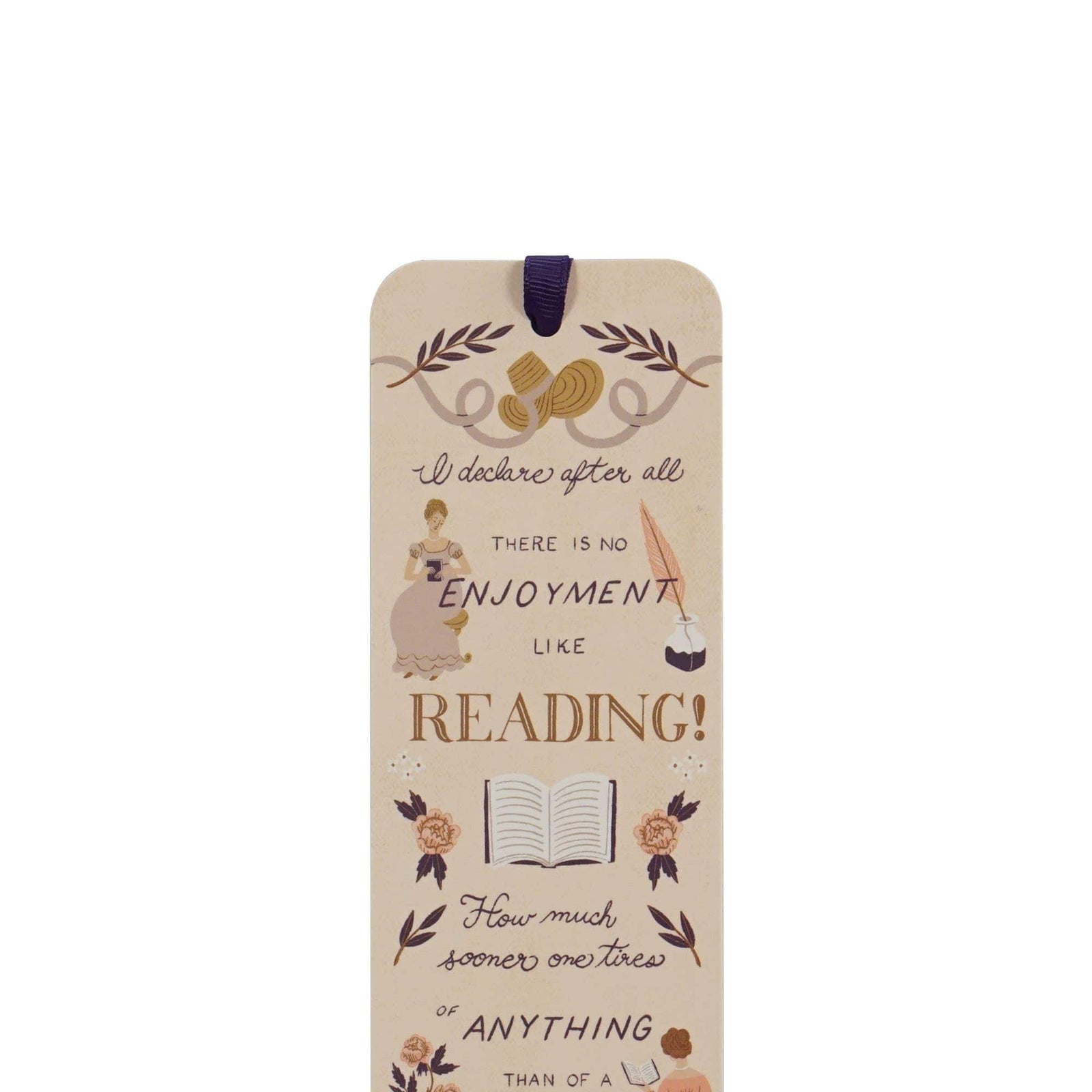 Jane Austen Pride and Prejudice Paper Bookmark BookGeek