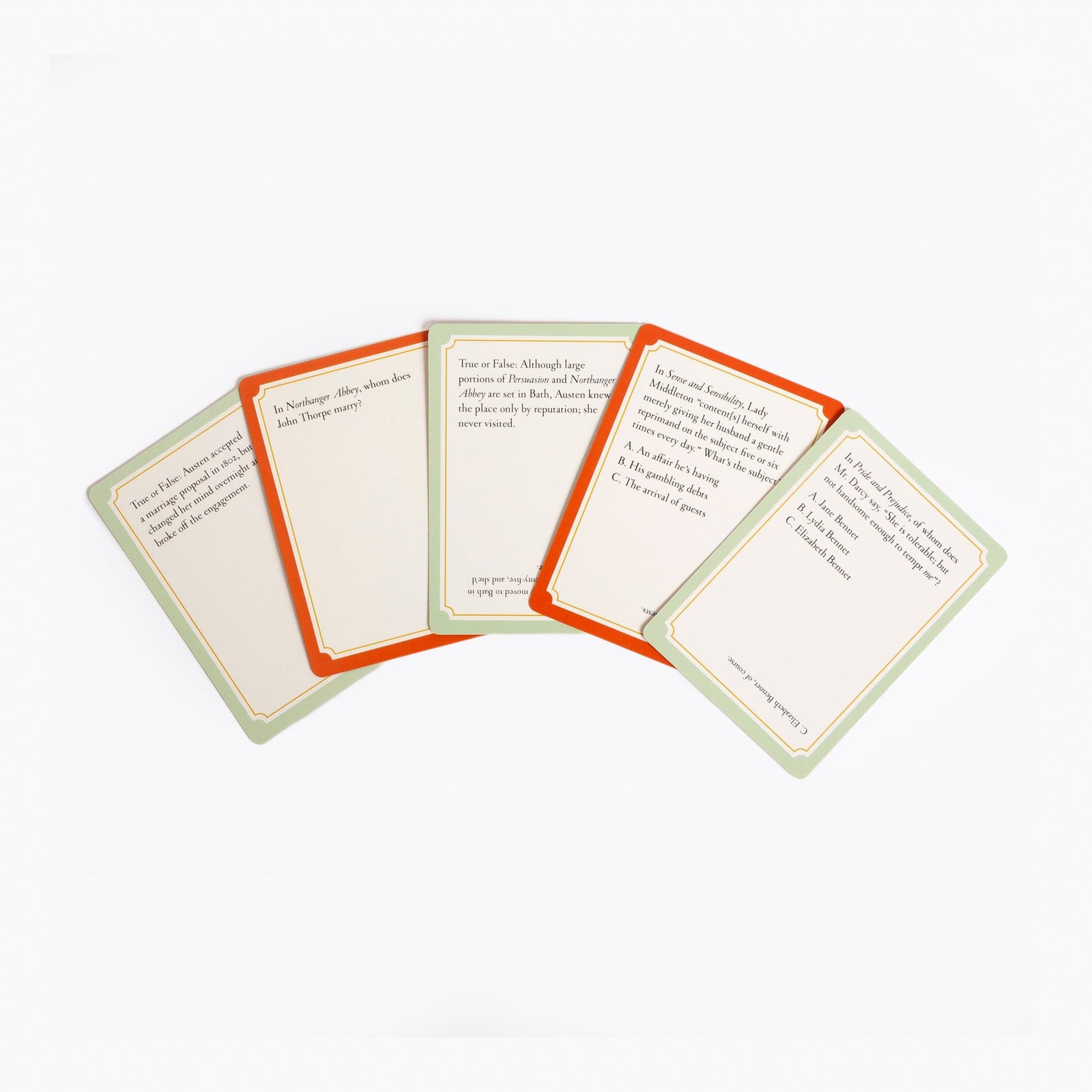 Jane Austen Trivia BookGeek