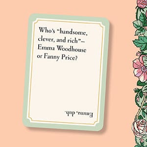 Jane Austen Trivia BookGeek