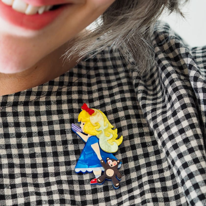 Just Right Brooch BookGeek