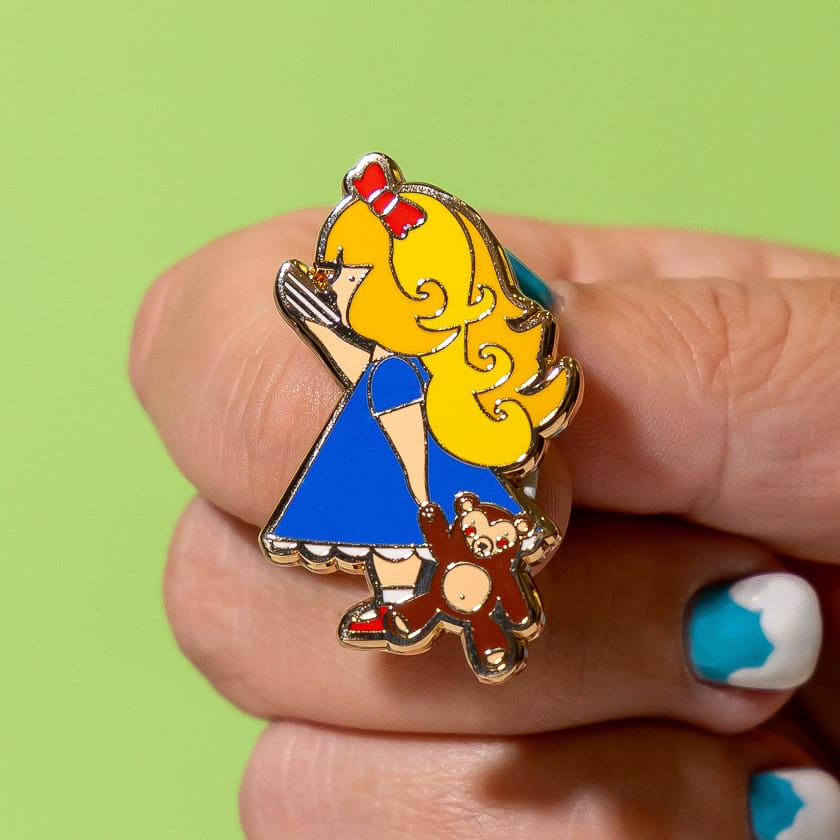 Just Right Enamel Pin BookGeek