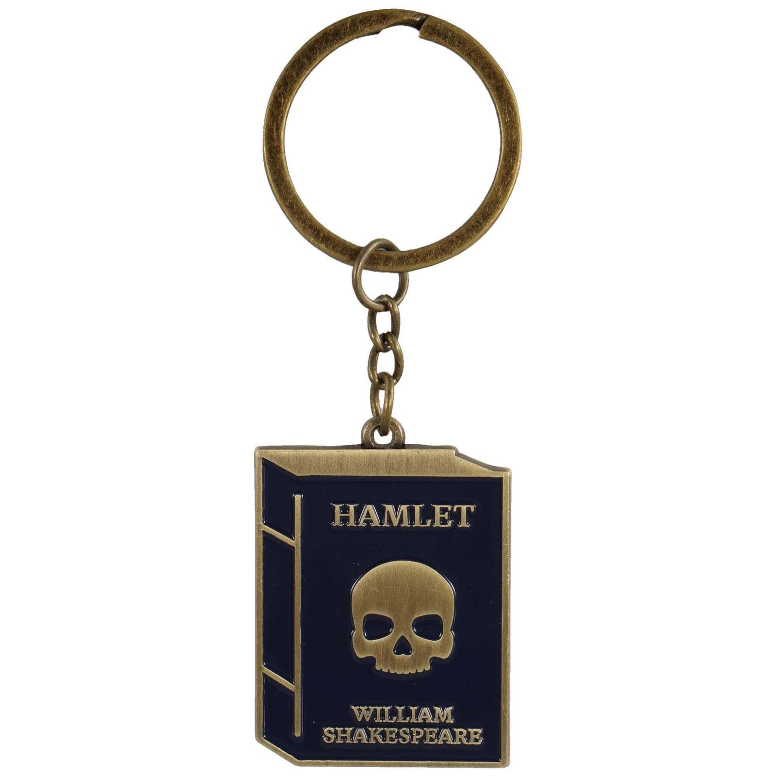 Keyring Metal - Shakespeare (Hamlet) BookGeek