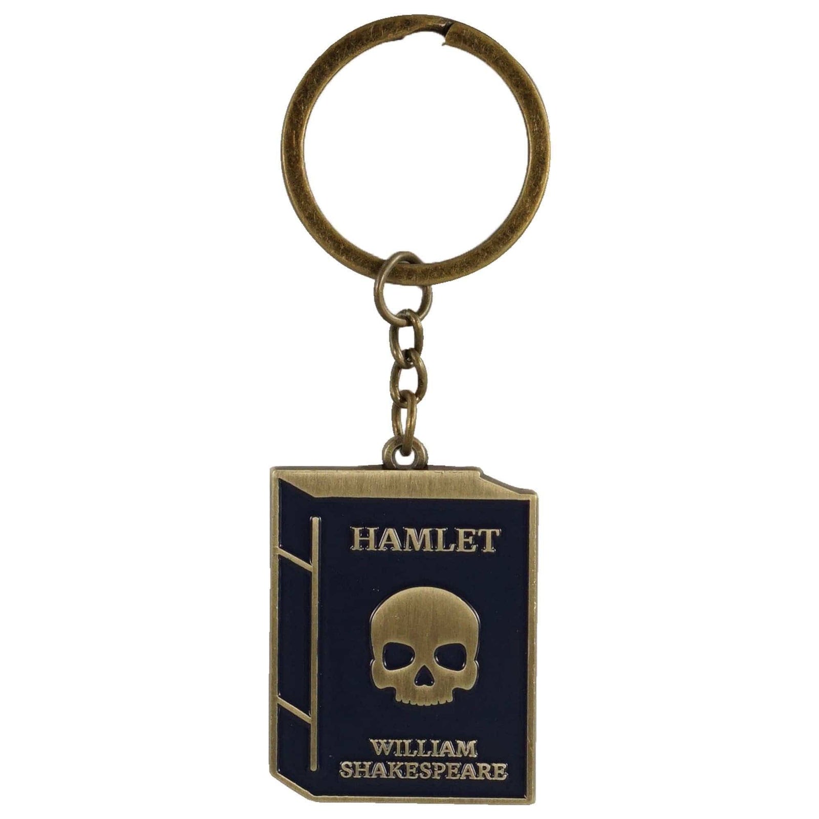 Keyring Metal - Shakespeare (Hamlet) BookGeek