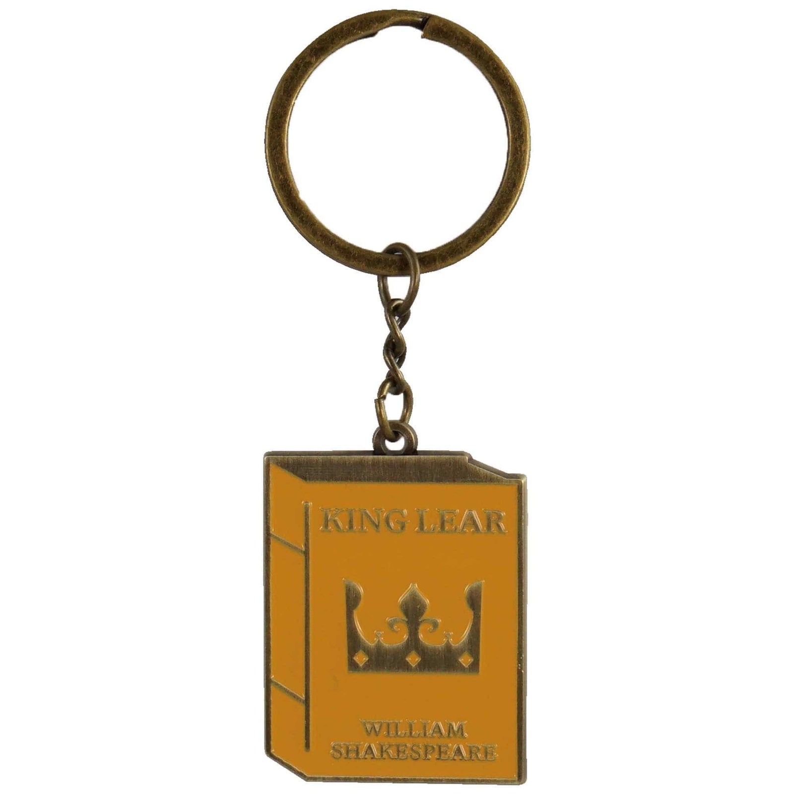 Keyring Metal - Shakespeare (King Lear) BookGeek